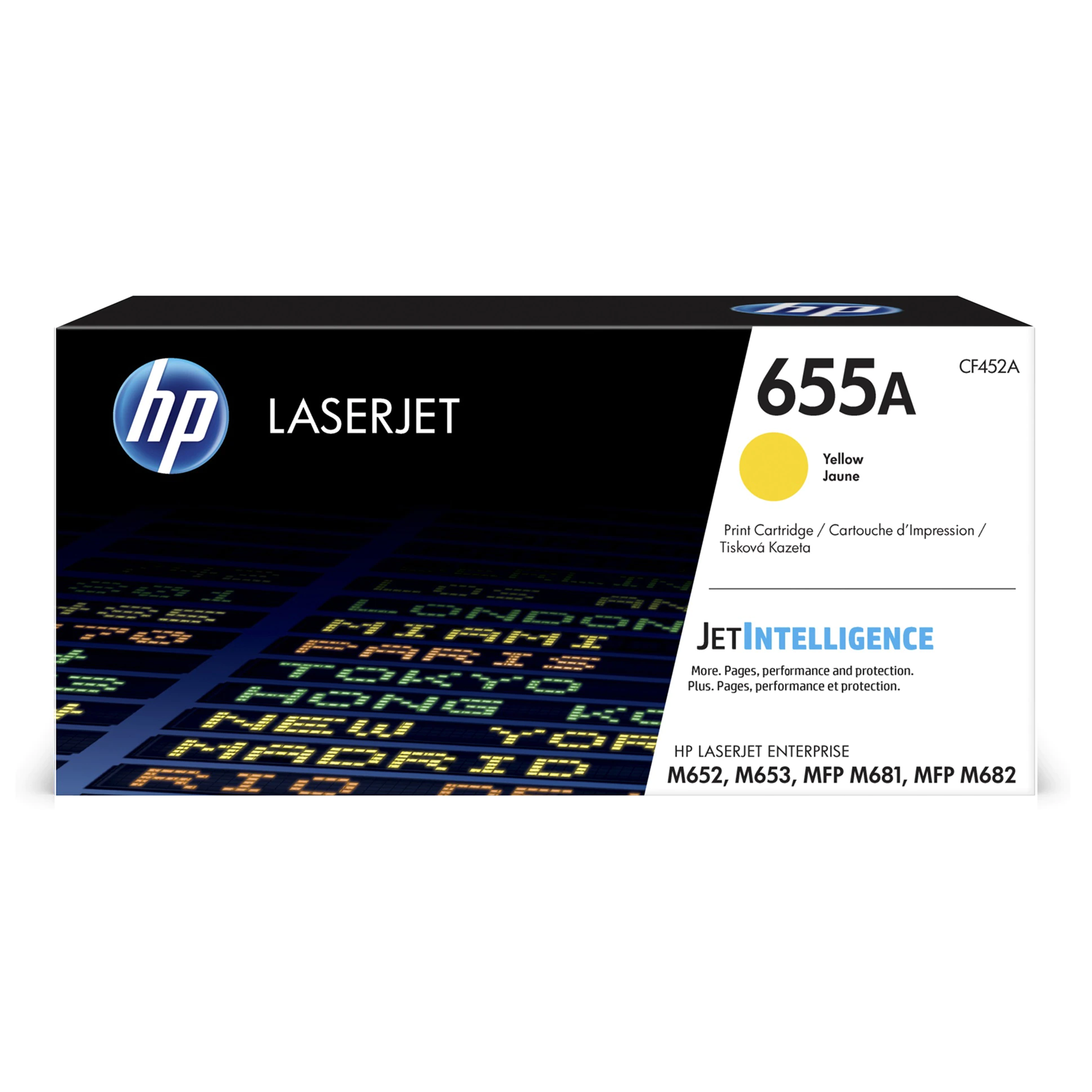 HP 655A CF452A Original Yellow Toner Cartridge