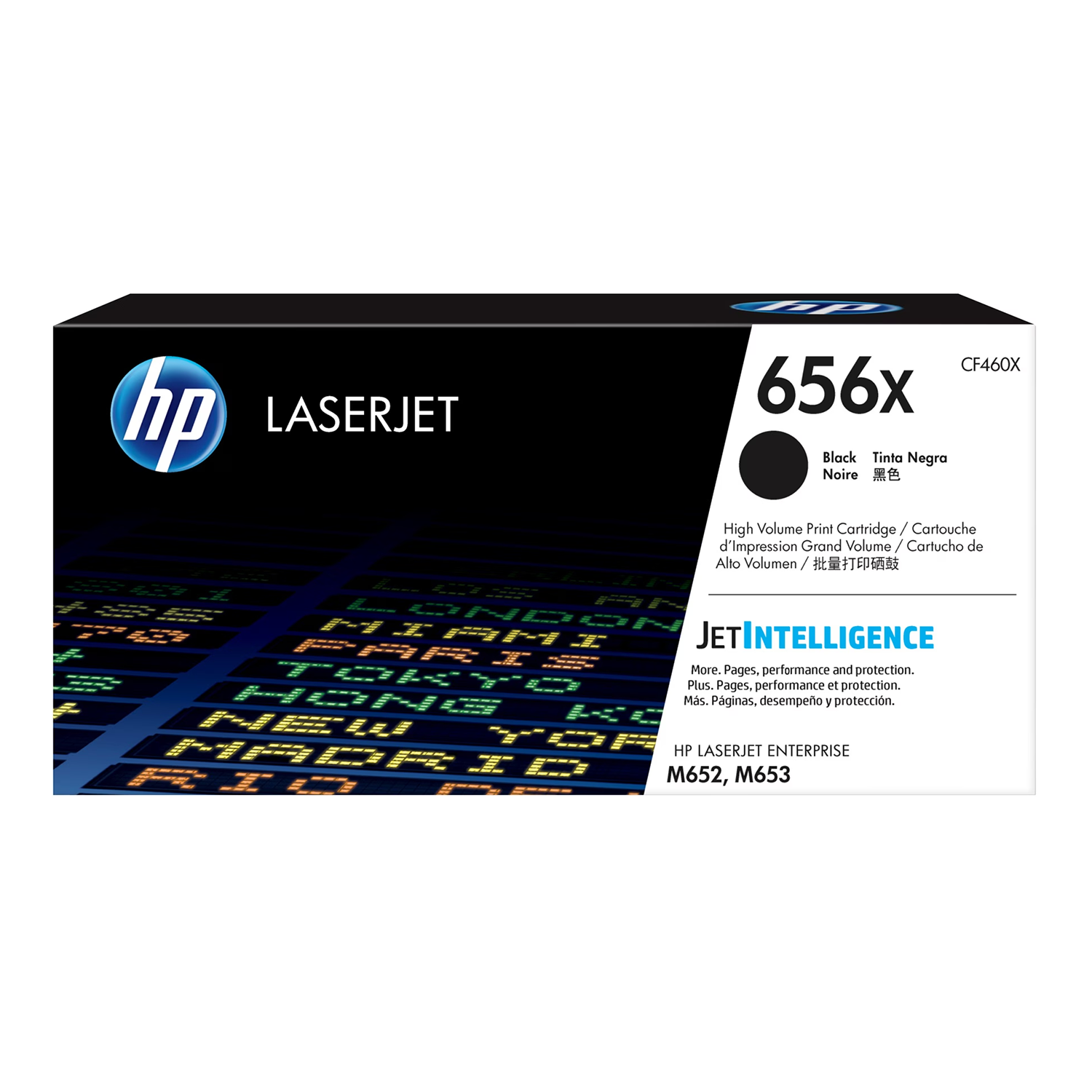 HP 656X CF460X Original Black Toner Cartridge High Yield