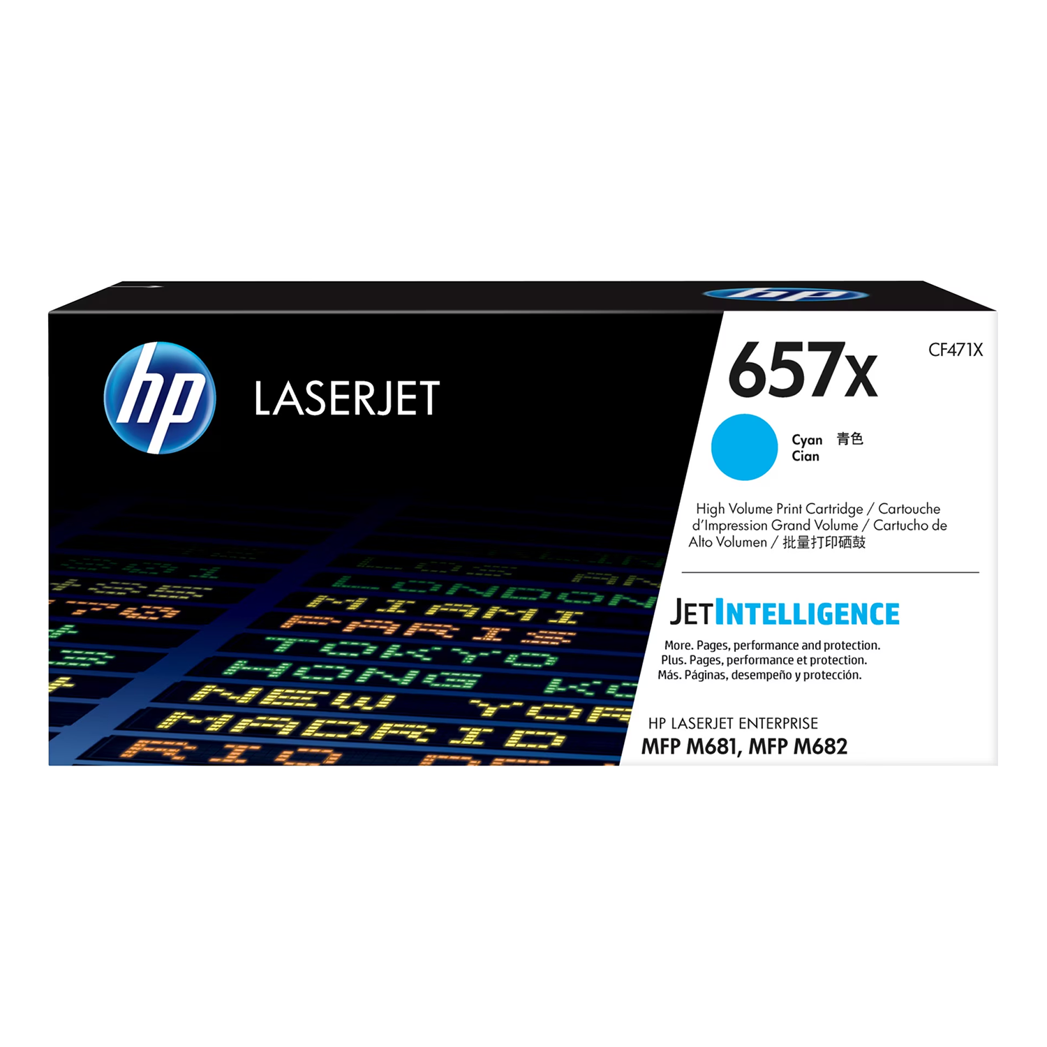 HP 657X CF471X Original Cyan Toner Cartridge High Yield