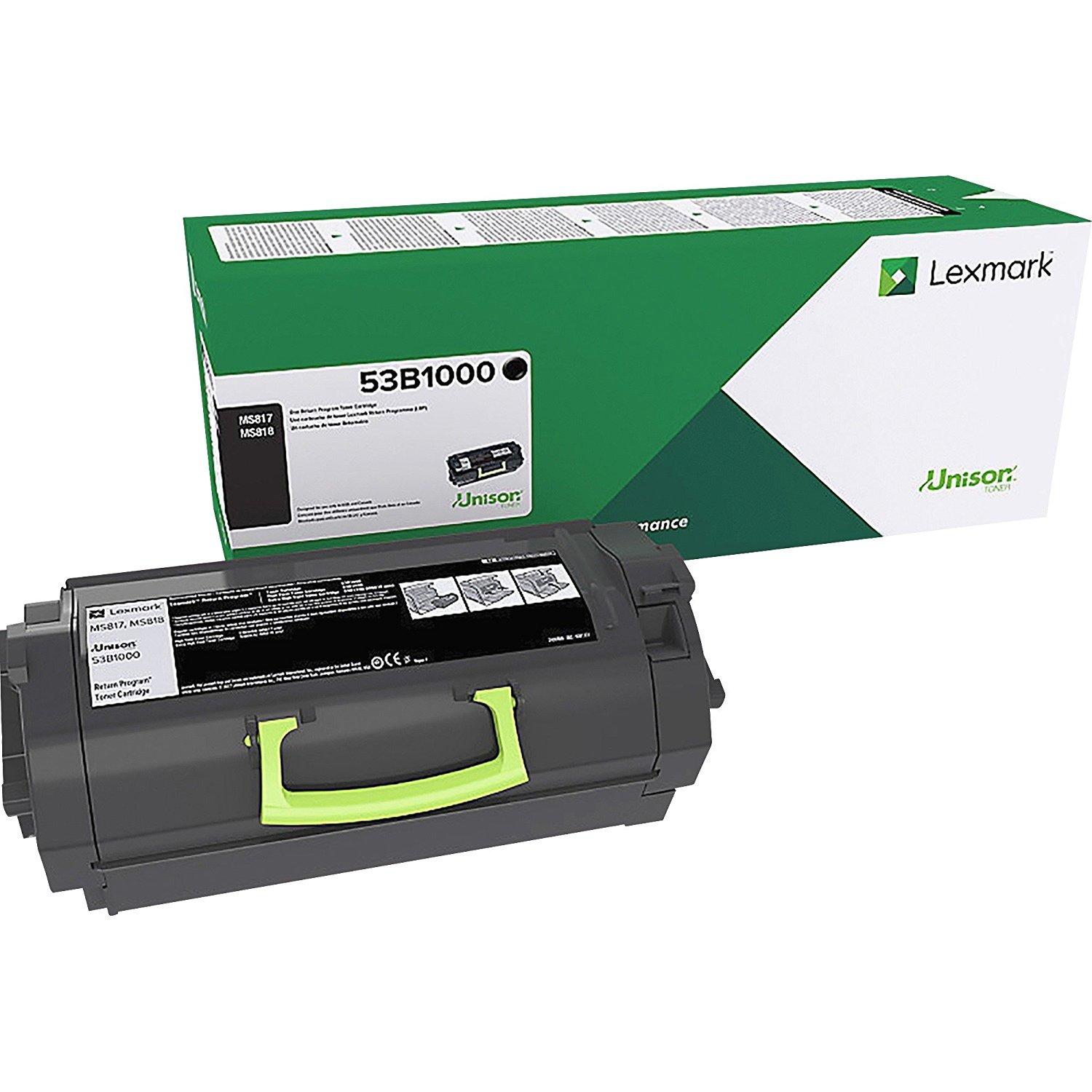 Lexmark 53B1000 Original Black Return Program Toner Cartridge