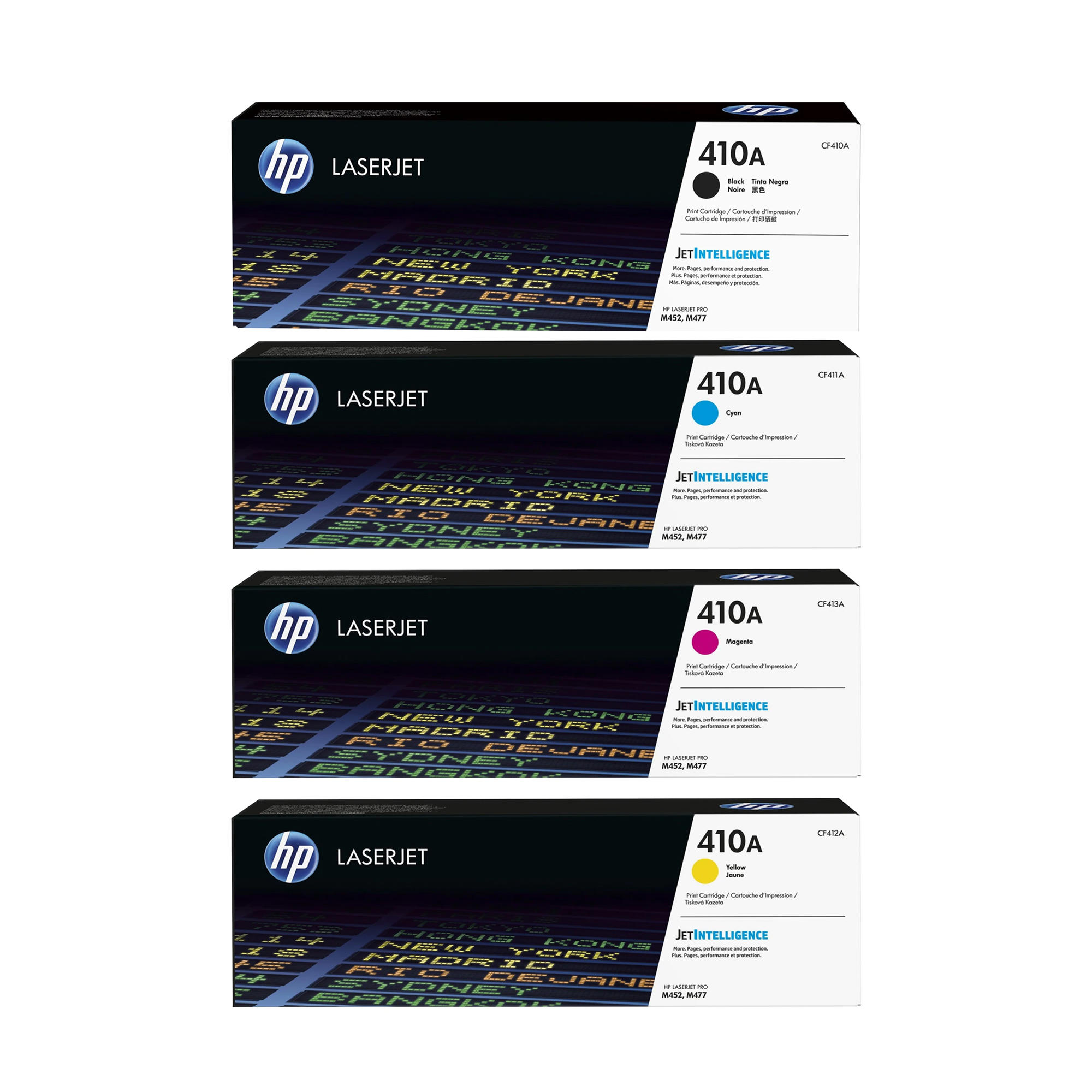 HP 410A Original Toner Cartridge Combo BK/C/M/Y