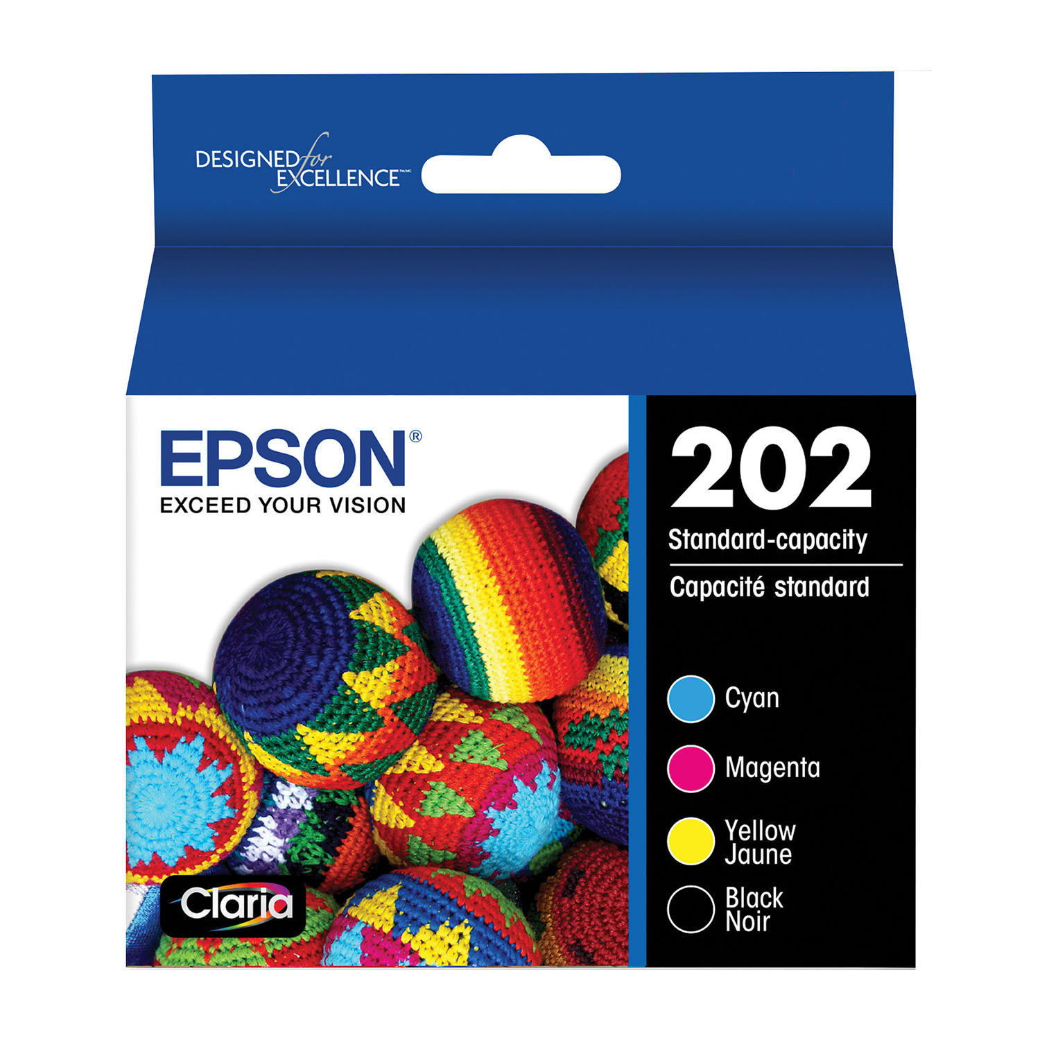 Epson 202 T202120-BCS Original Ink Cartridge Combo BK/C/M/Y