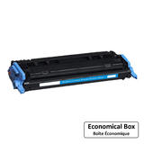 Remanufactured HP 124A Q6001A Cyan Toner Cartridge - Economical Box