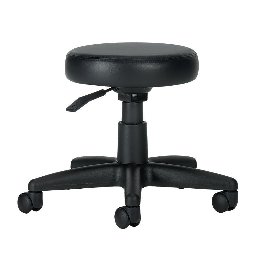 Offices to Go™ MVL File Buddy™ Mobile Swivel Stool 5" Lift, Black