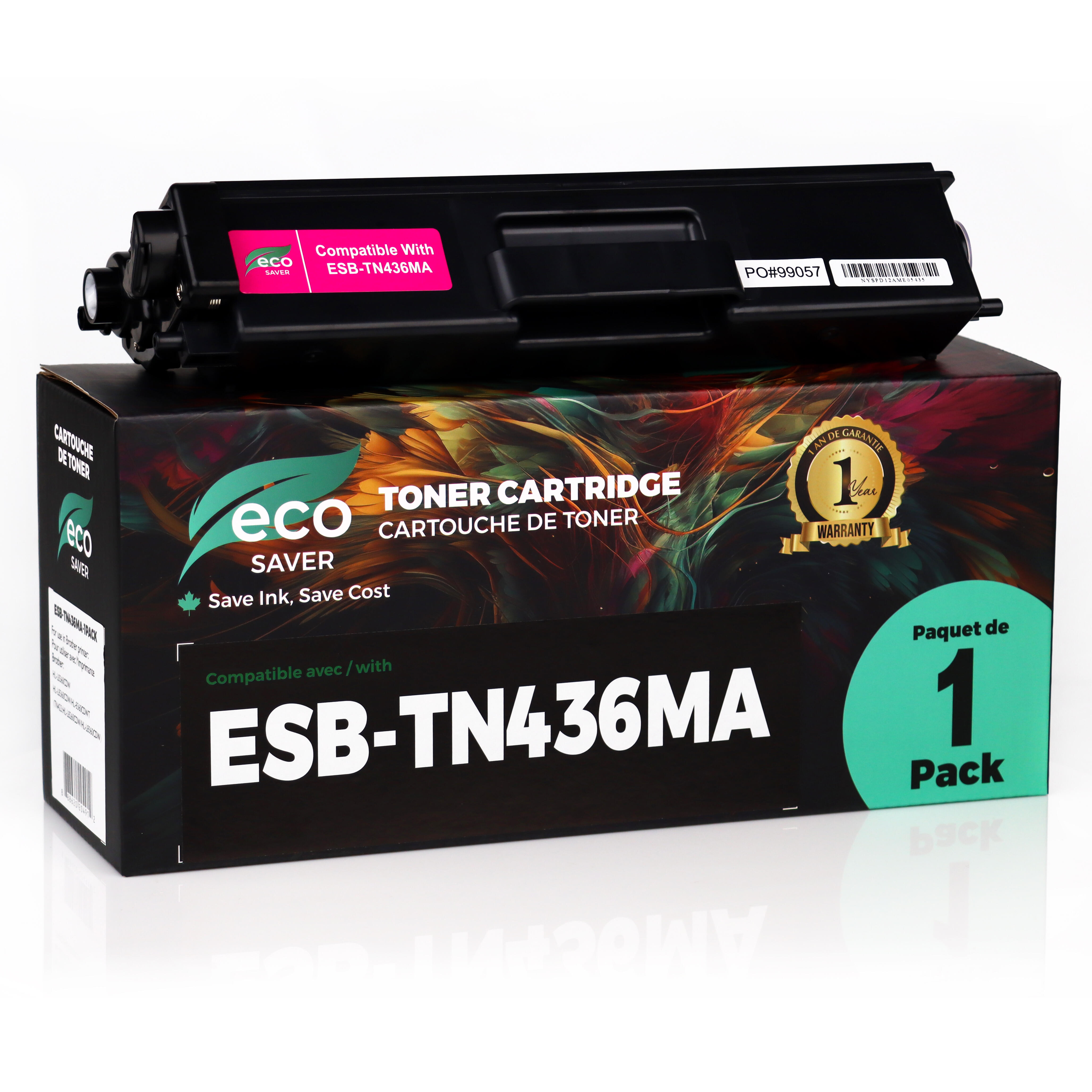 Brother TN436M Compatible Magenta Toner Cartridge Extra High Yield - Eco-Saver