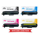 Brother TN227 Compatible Toner Cartridge Combo High Yield Version of TN223 - With Chip - Moustache®