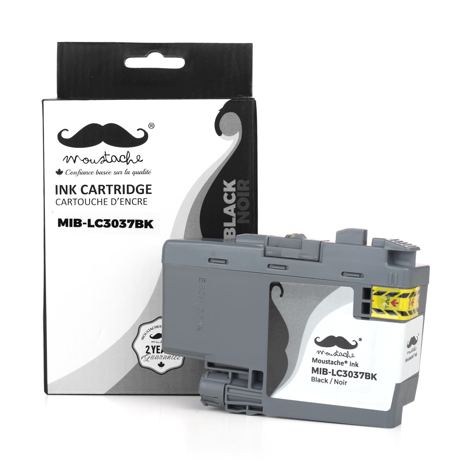 Brother LC3037BK Compatible Black Ink Cartridge Extra High Yield 3000 Pages - Moustache®