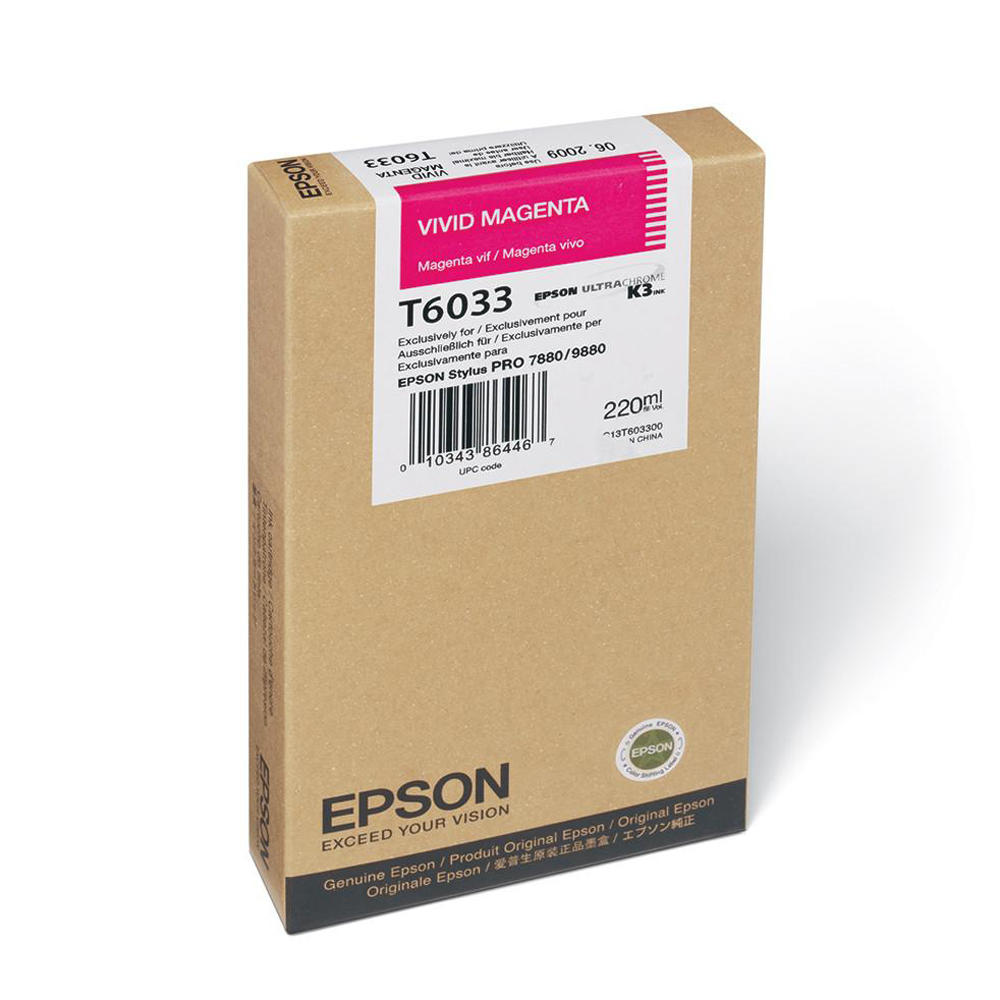 Epson T603300 Original Vivid Magenta Ink Cartridge