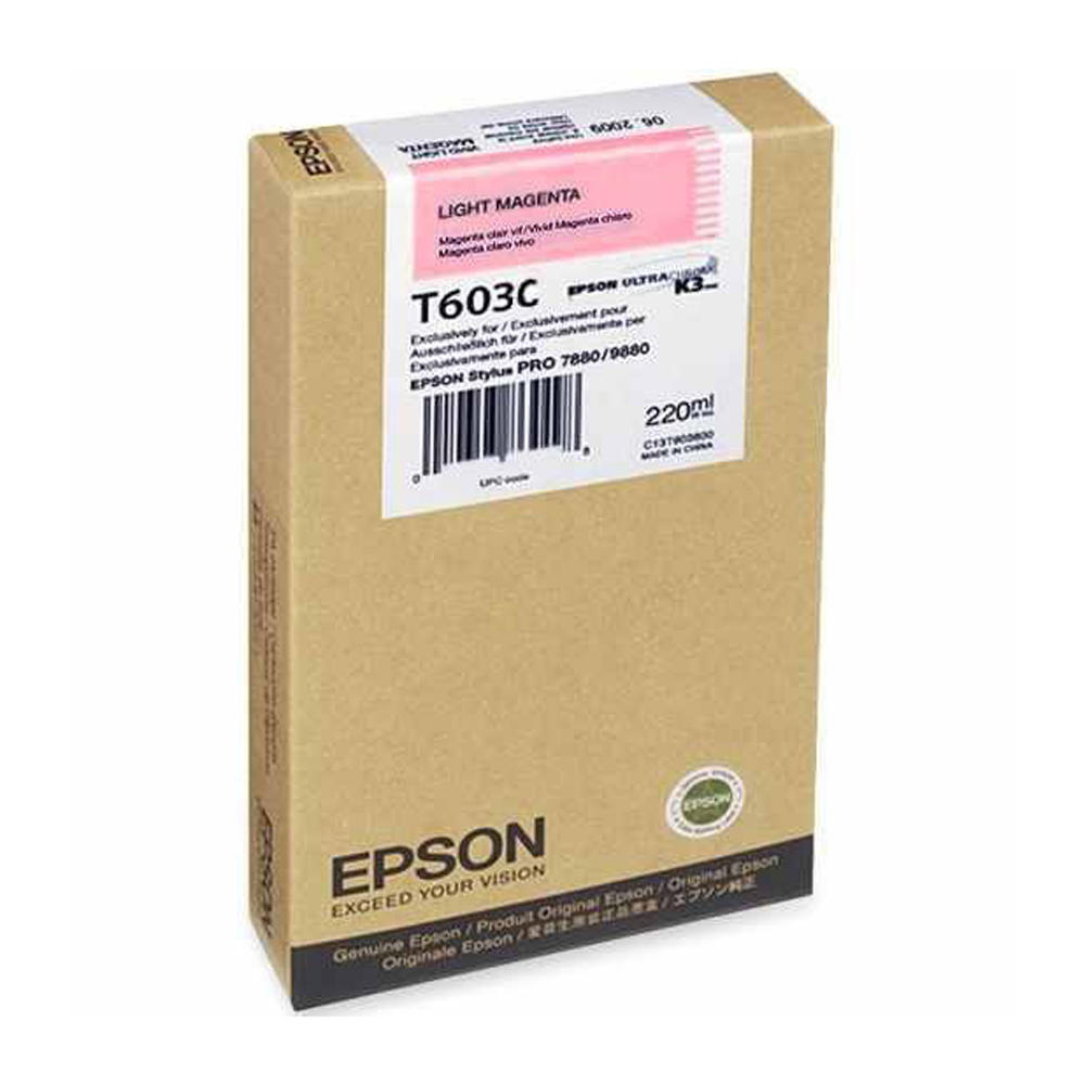 Epson T603C00 Original Light Magenta Ink Cartridge