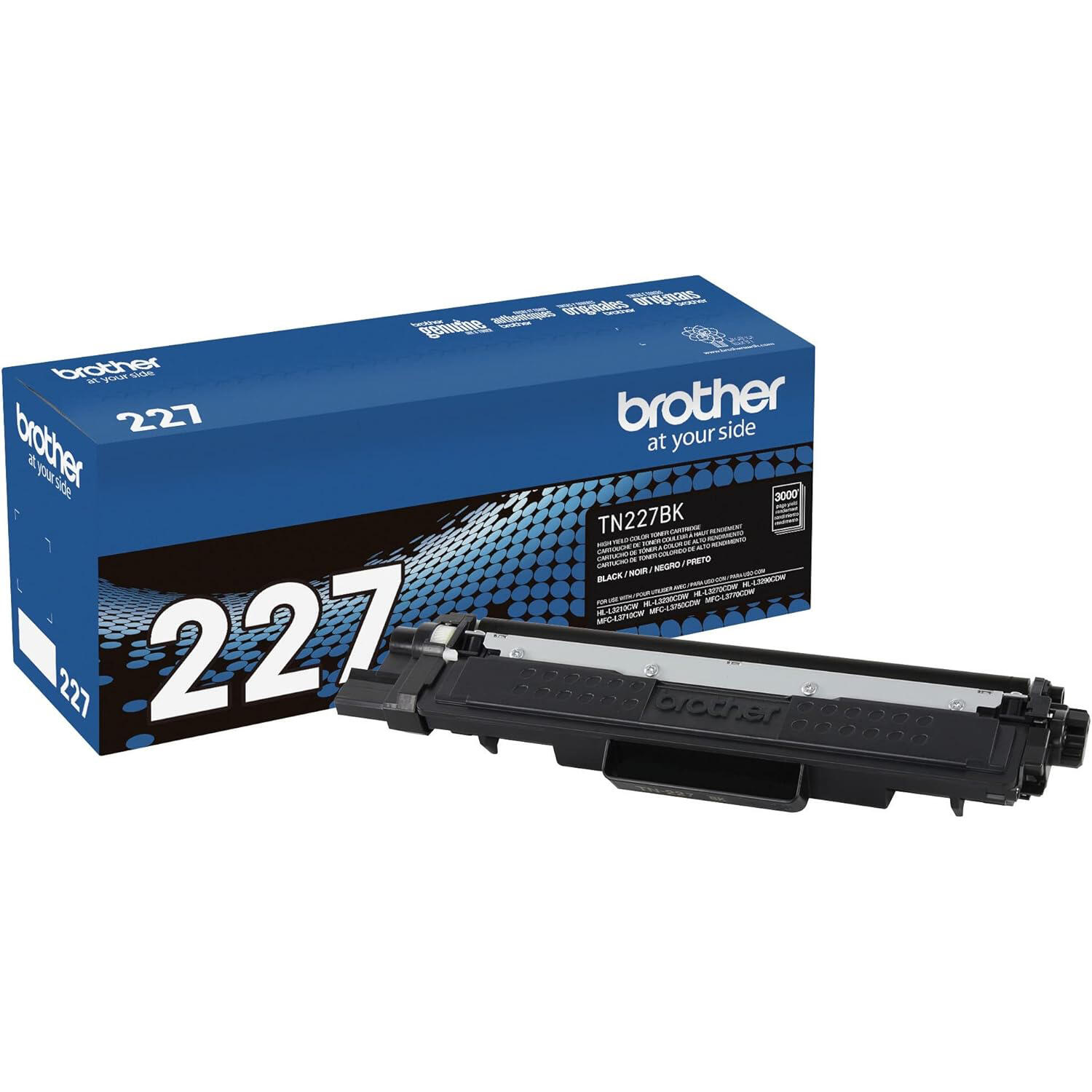 Brother TN227BK Original Black Toner Cartridge High Yield