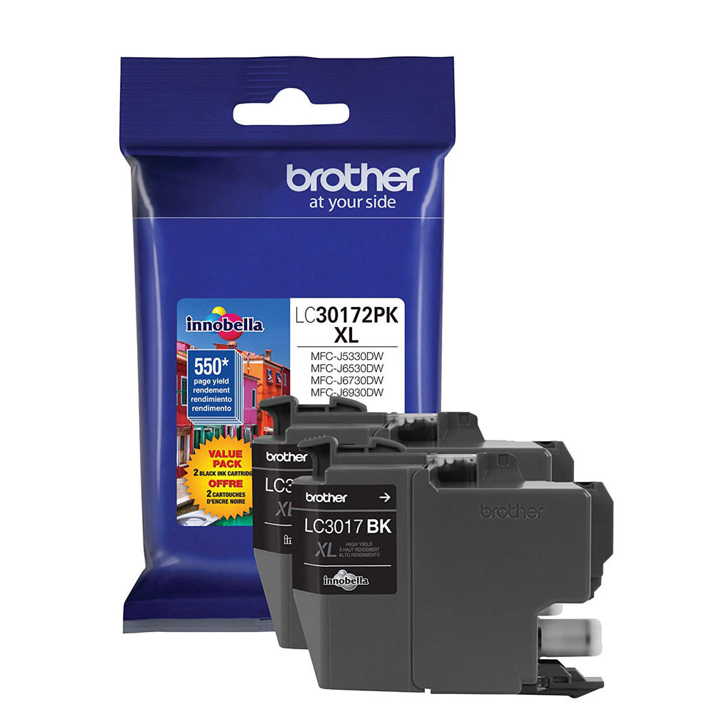 Brother LC30172PKS Original Black Ink Cartridge High Yield