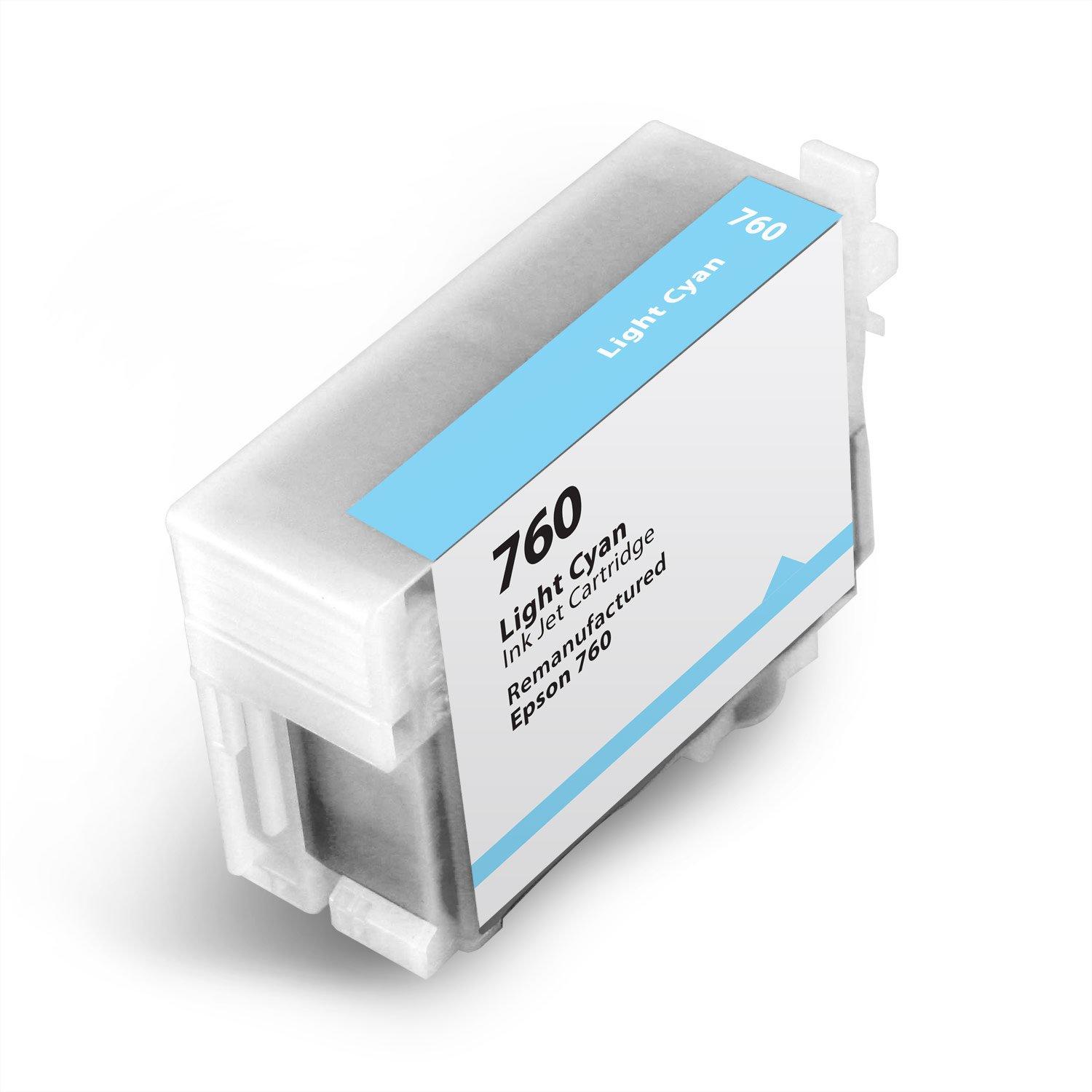 Epson 760 T760520 Remanufactured Light Cyan Ink Cartridge