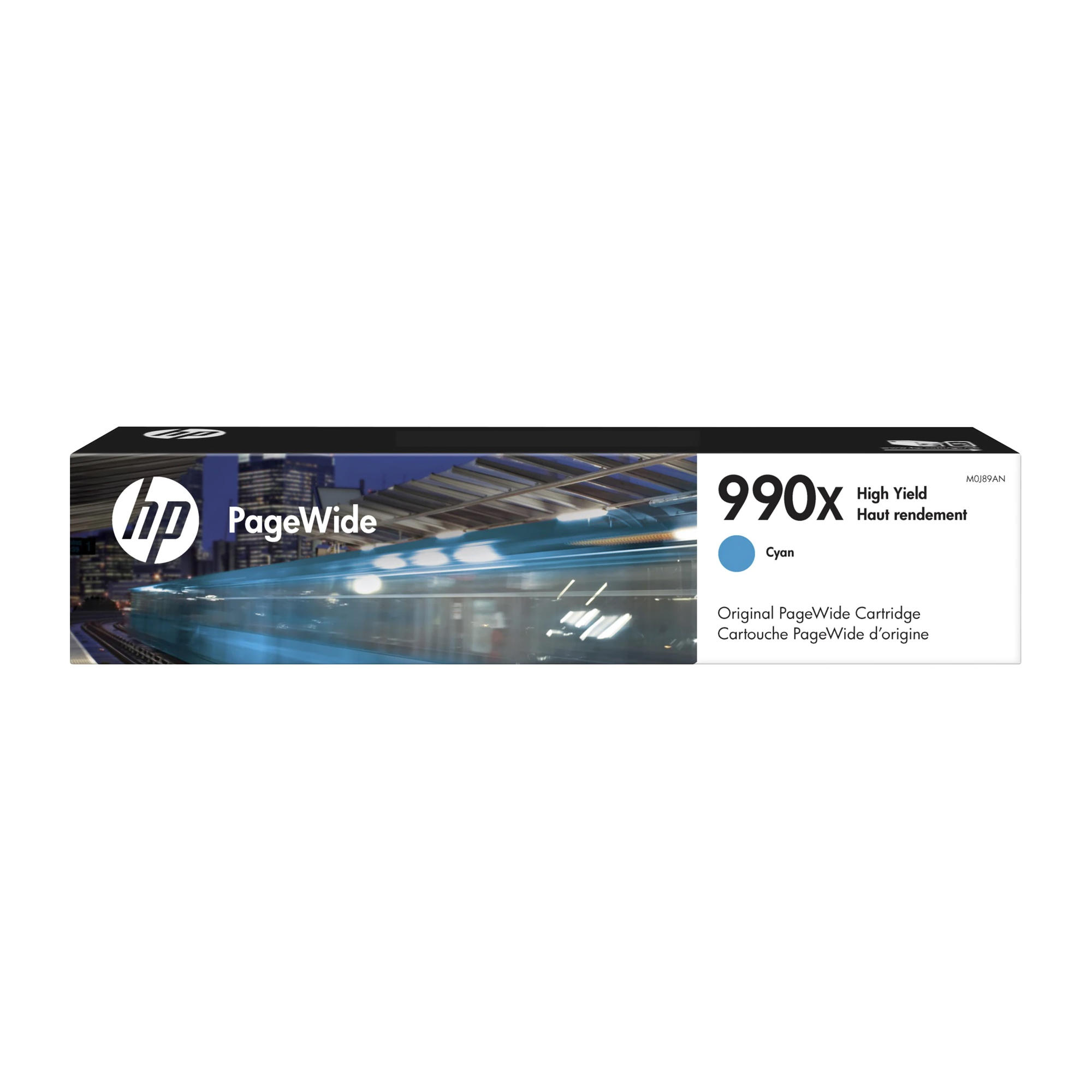 HP 990X M0J89AN Original Cyan PageWide Ink Cartridge High Yield