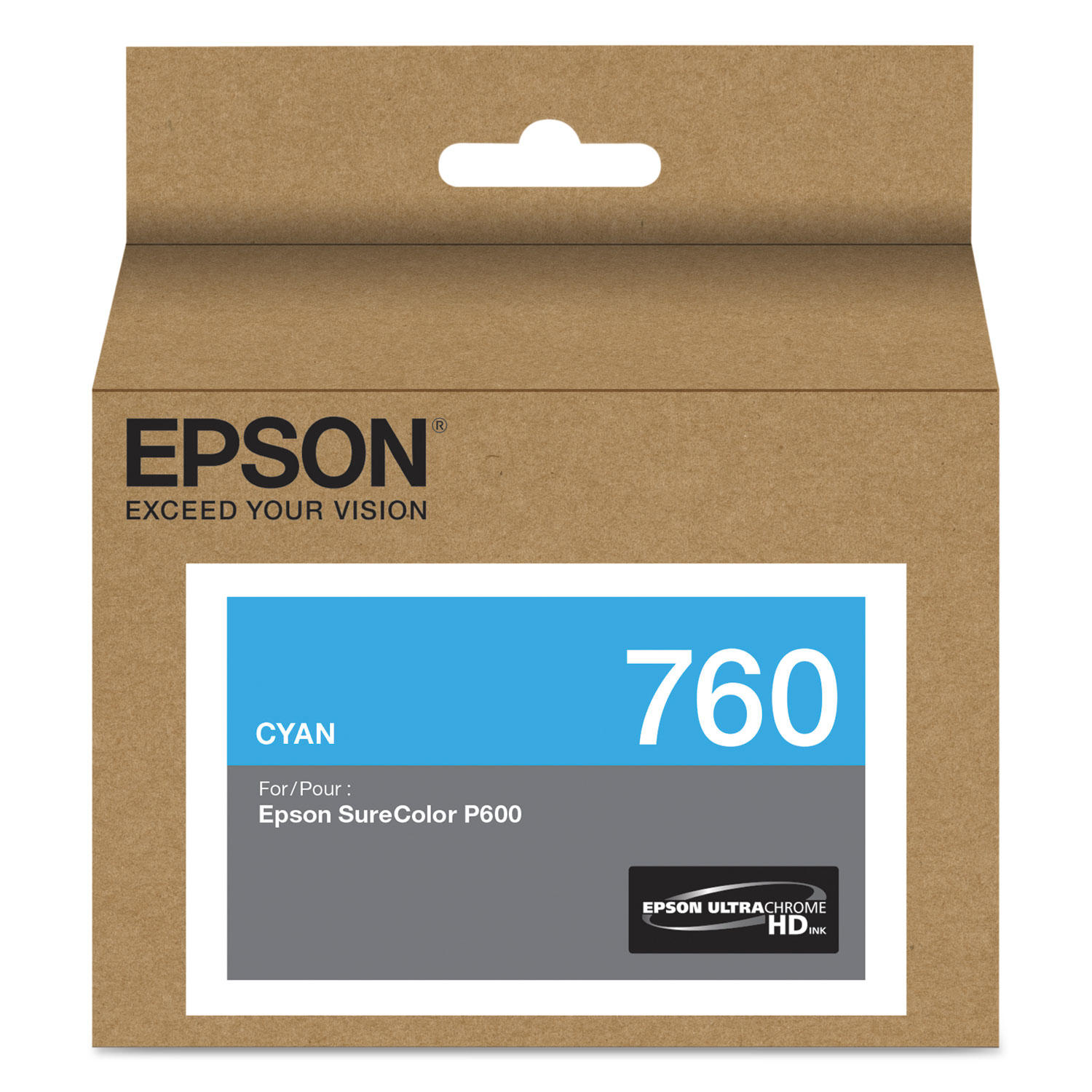 Epson 760 T760220 Original Cyan Ink Cartridge