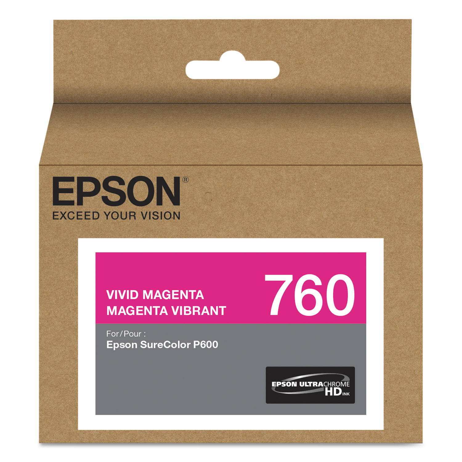 Epson 760 T760320 Original Vivid Magenta Ink Cartridge