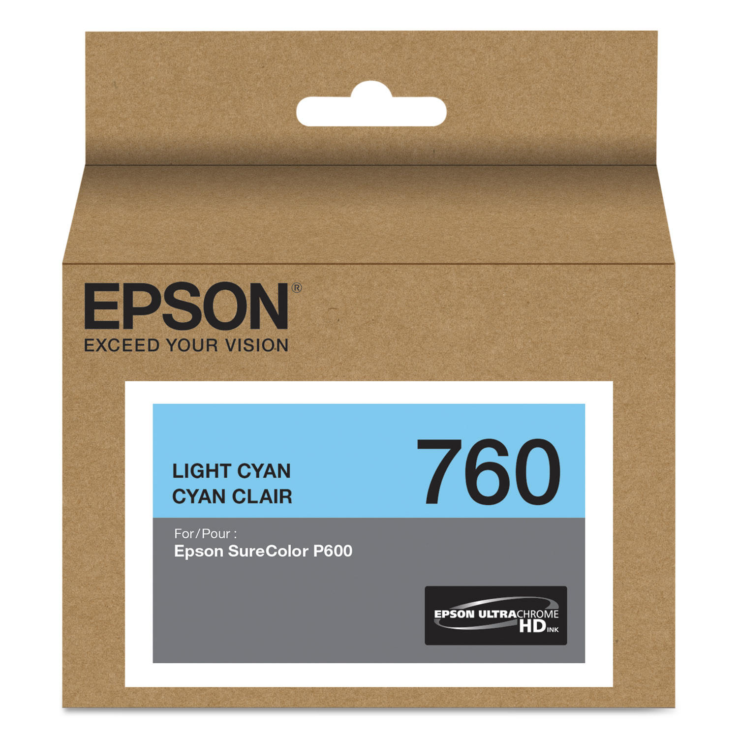 Epson 760 T760520 Original Light Cyan Ink Cartridge