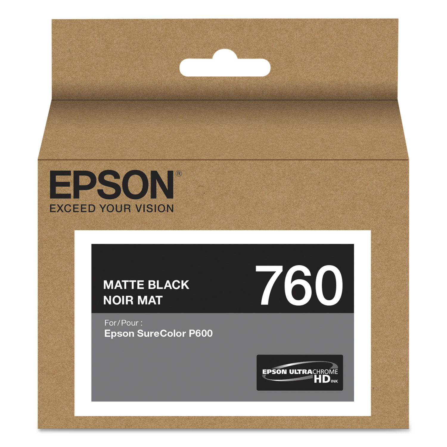 Epson 760 T760820 Original Matte Black Ink Cartridge