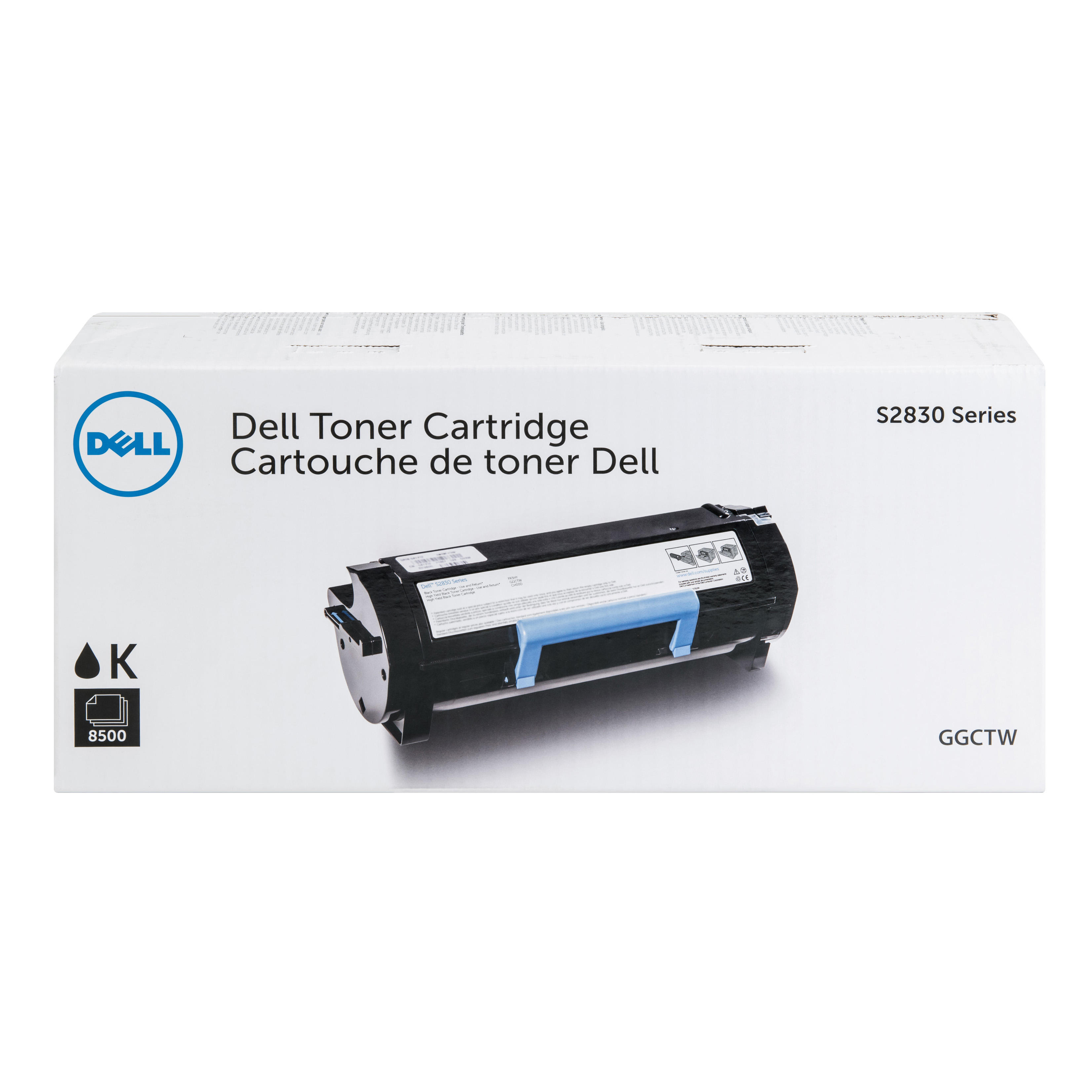 Dell 593-BBYP GGCTW 3RDYK Original Black Return Program Toner Cartridge High Yield