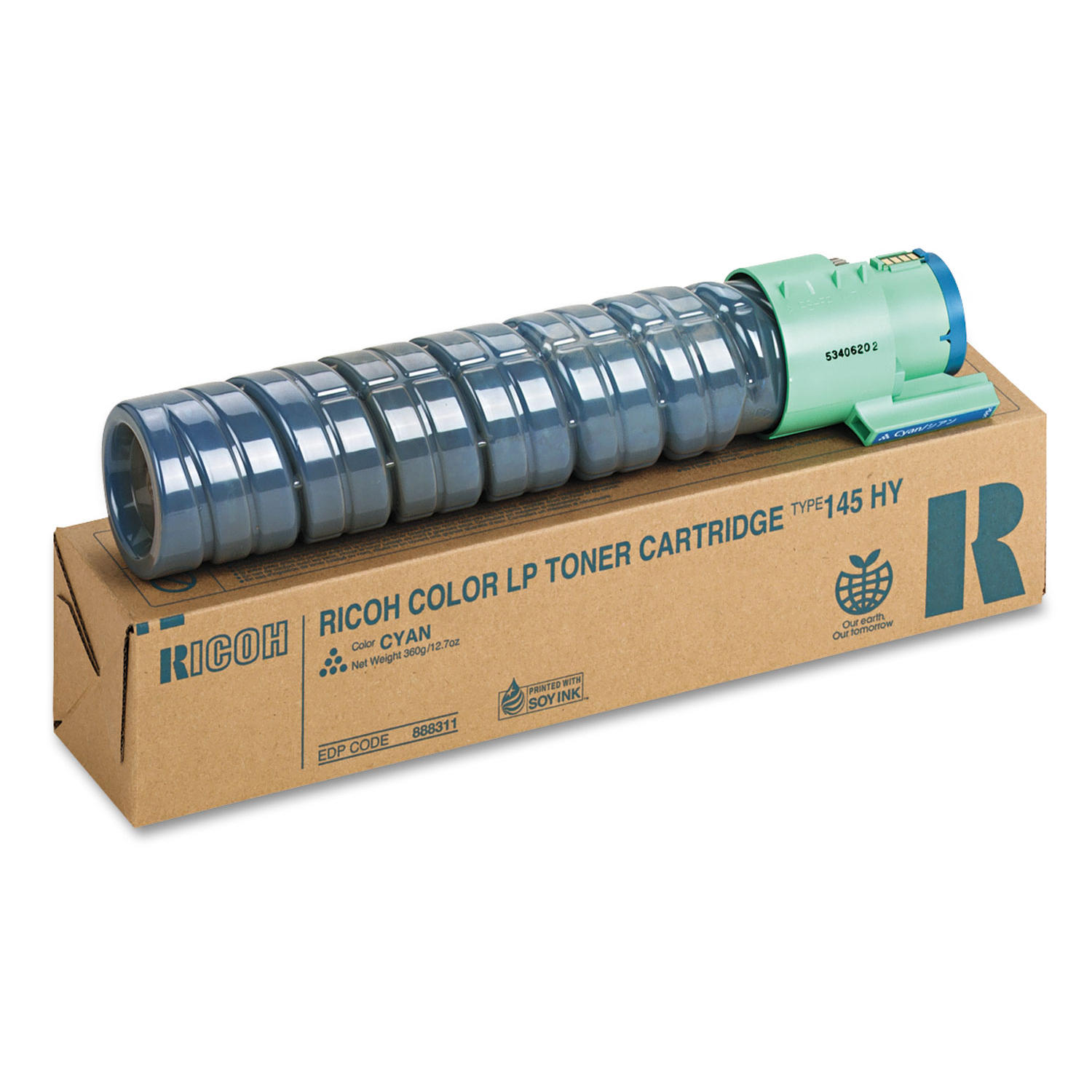 Ricoh 888311 Type 145 Original Cyan Toner Cartridge High Yield