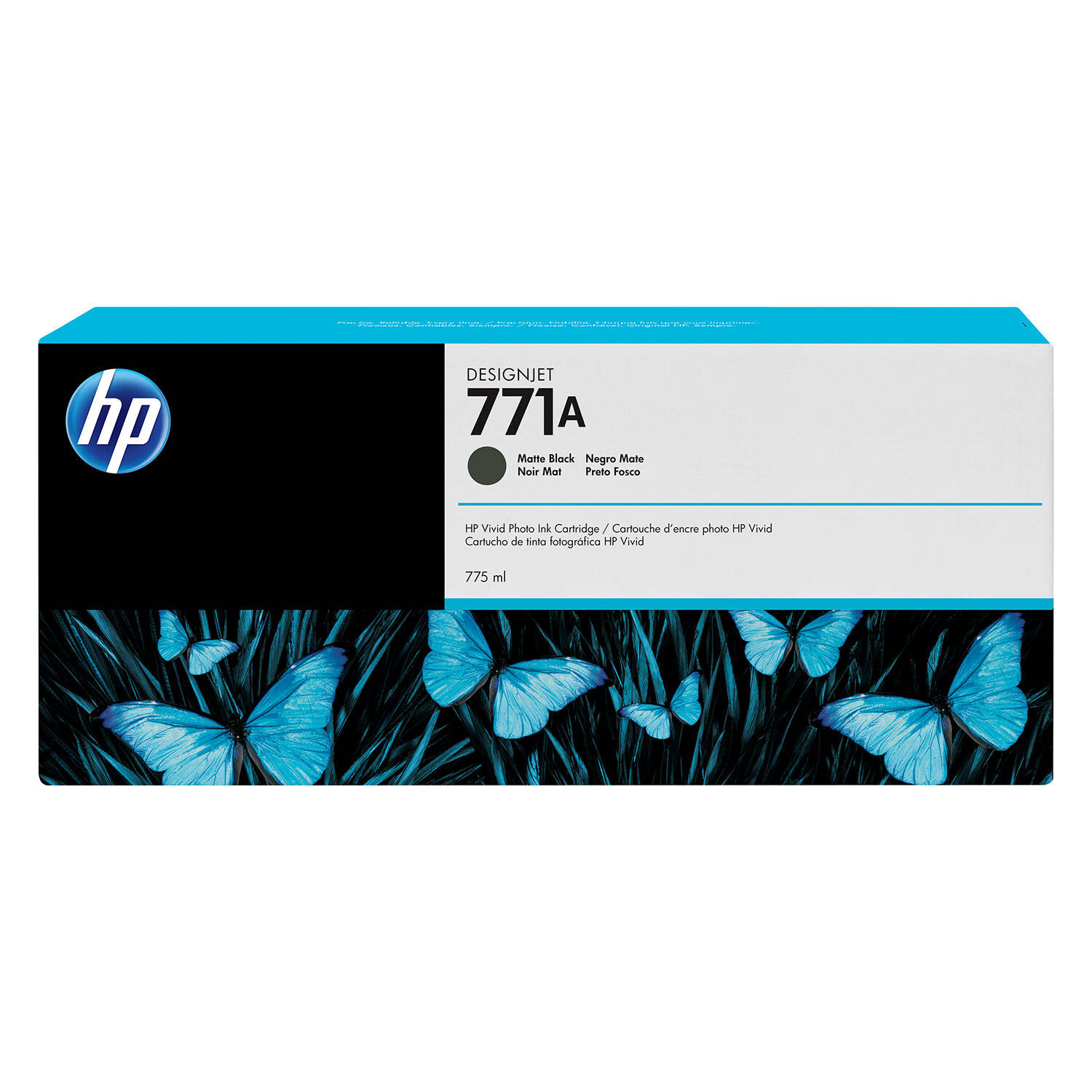 HP 771A B6Y15A Original Matte Black Ink Cartridge