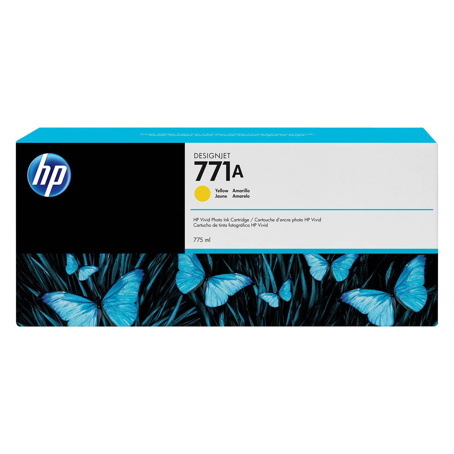 HP 771A B6Y18A Original Yellow Ink Cartridge