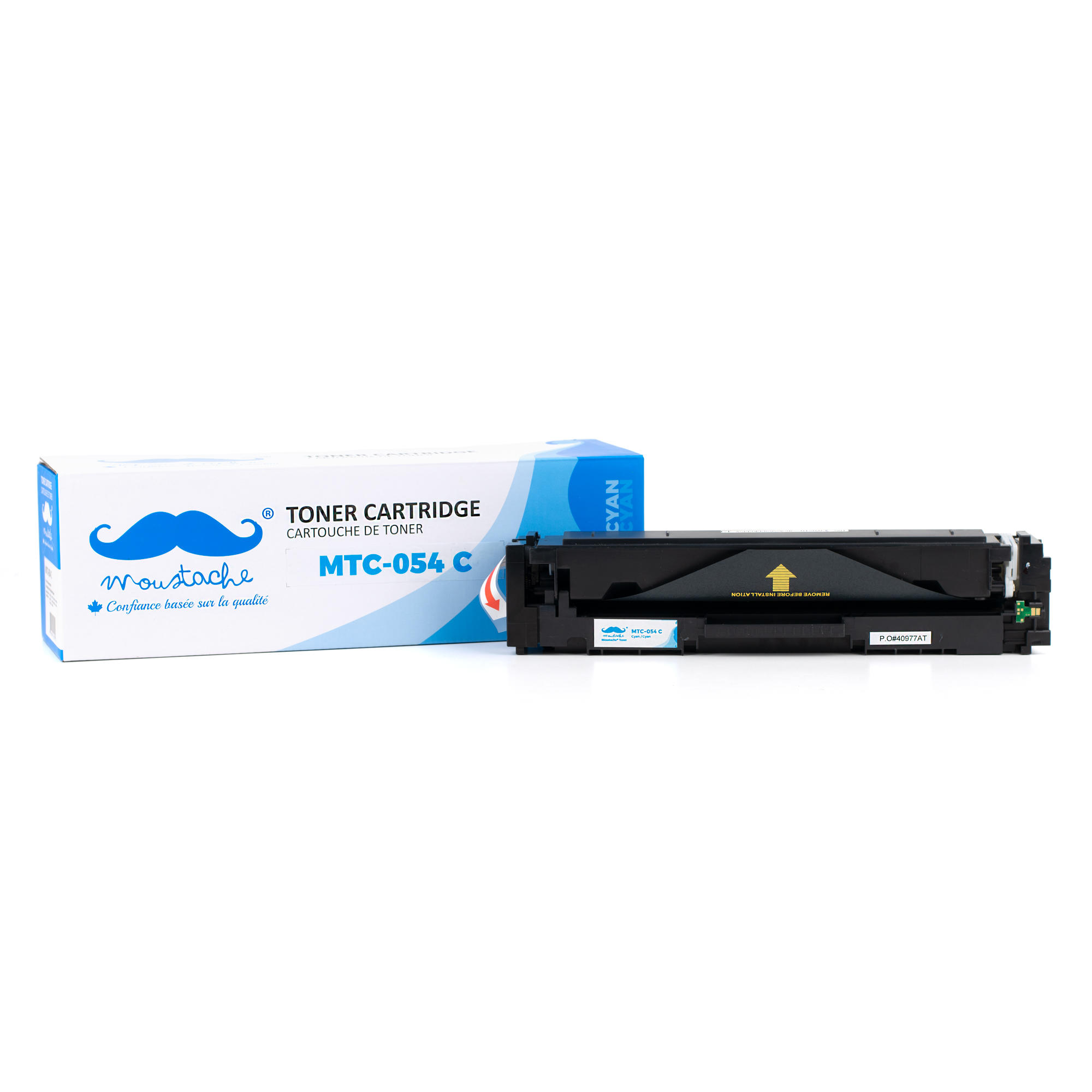 Canon 054 CRG 054C 3023C001 Compatible Cyan Toner Cartridge - Moustache®