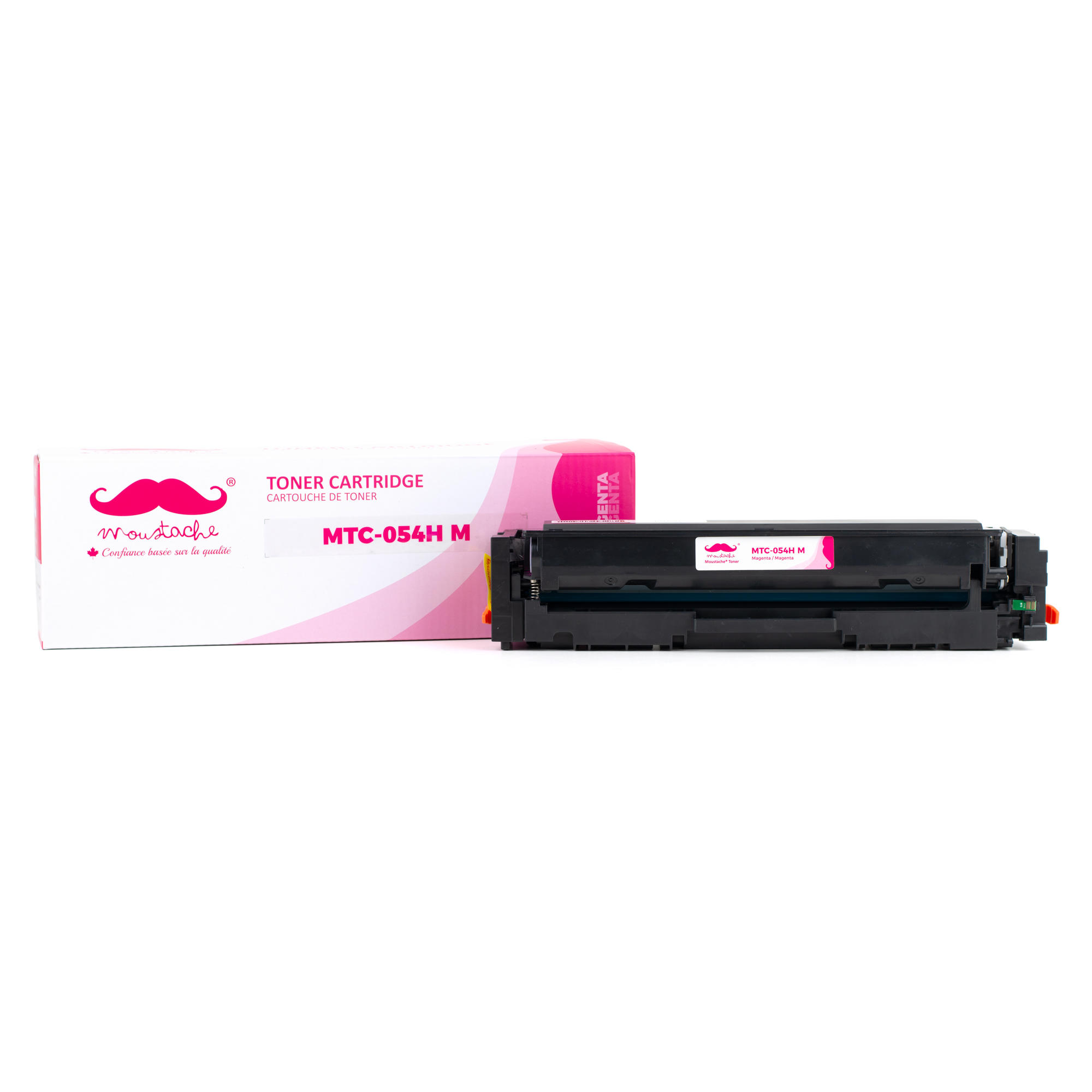 Canon 054H XL CRG 054M H 3026C001 Compatible Magenta Toner Cartridge High Yield - Moustache®