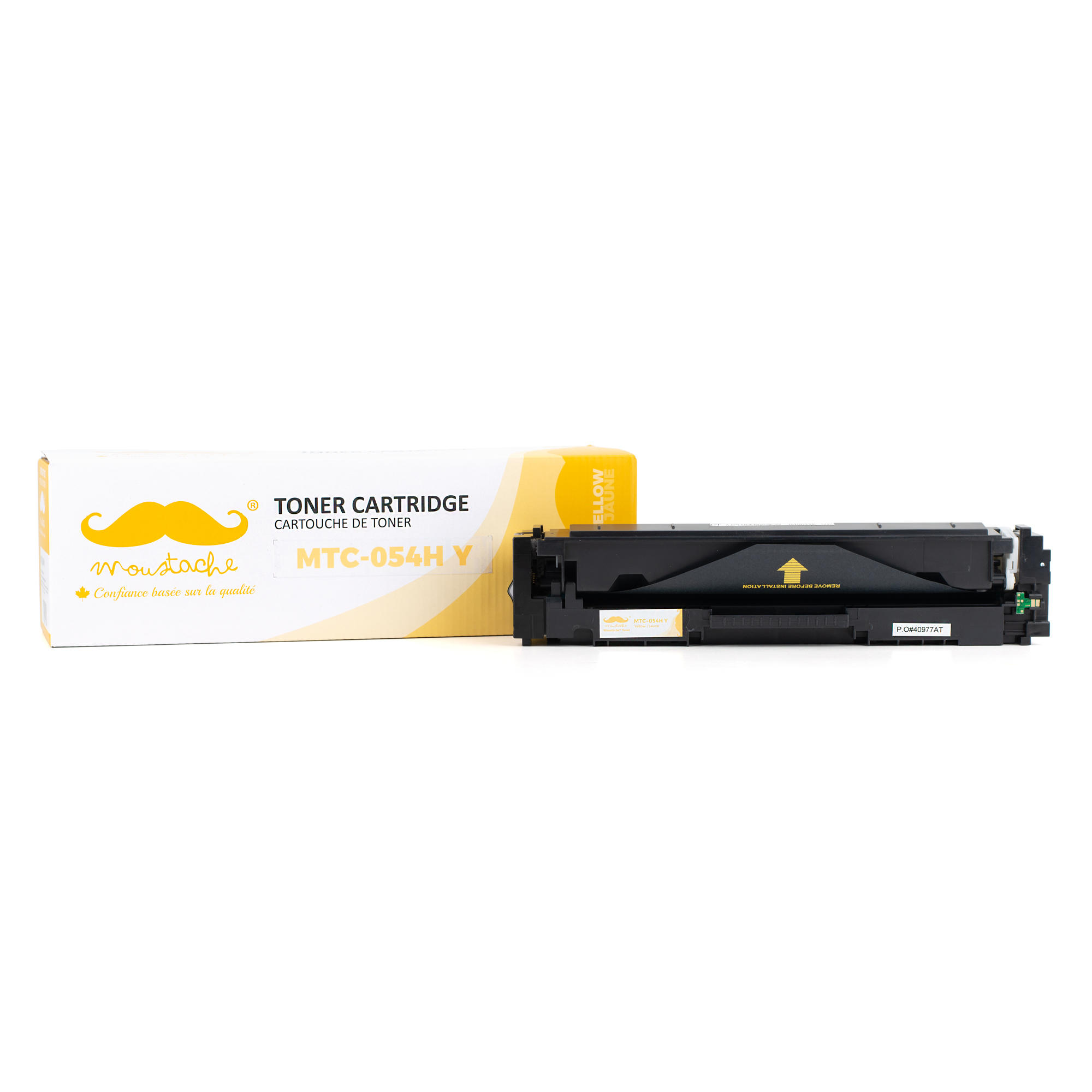Canon 054H Compatible Yellow Toner Cartridge - High Yield - Moustache®