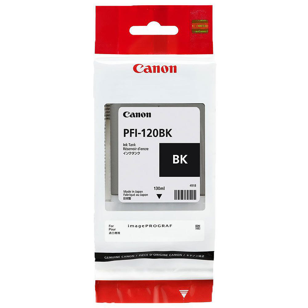 Canon PFI-120BK Original Black Ink Cartridge (2885C001)