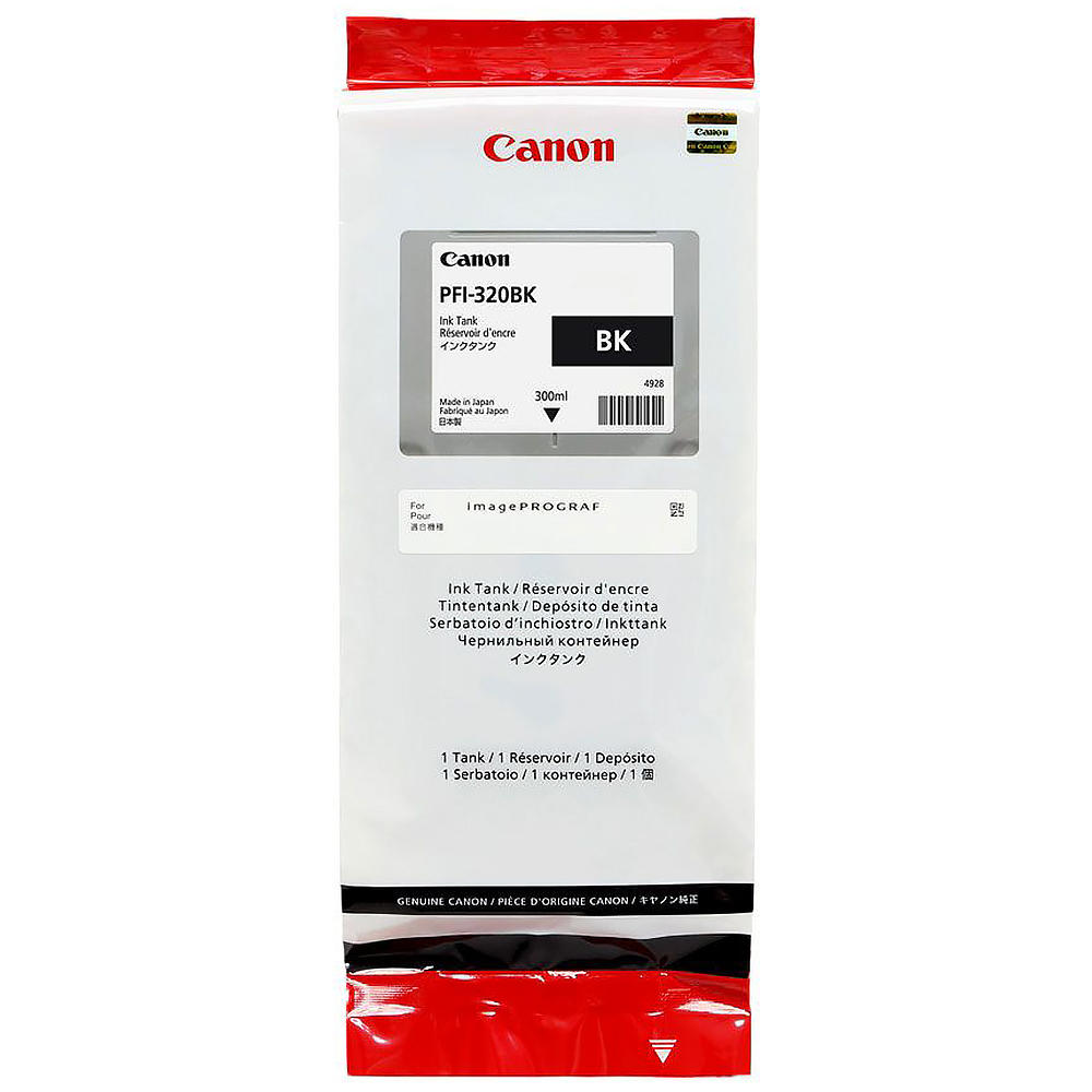 Canon PFI-320BK Original Black Ink Cartridge (2890C001)