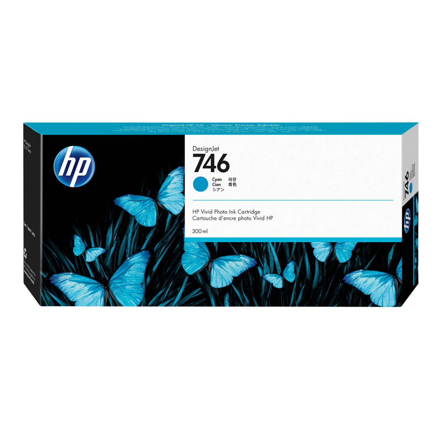 HP 746 P2V80A Original Cyan Ink Cartridge