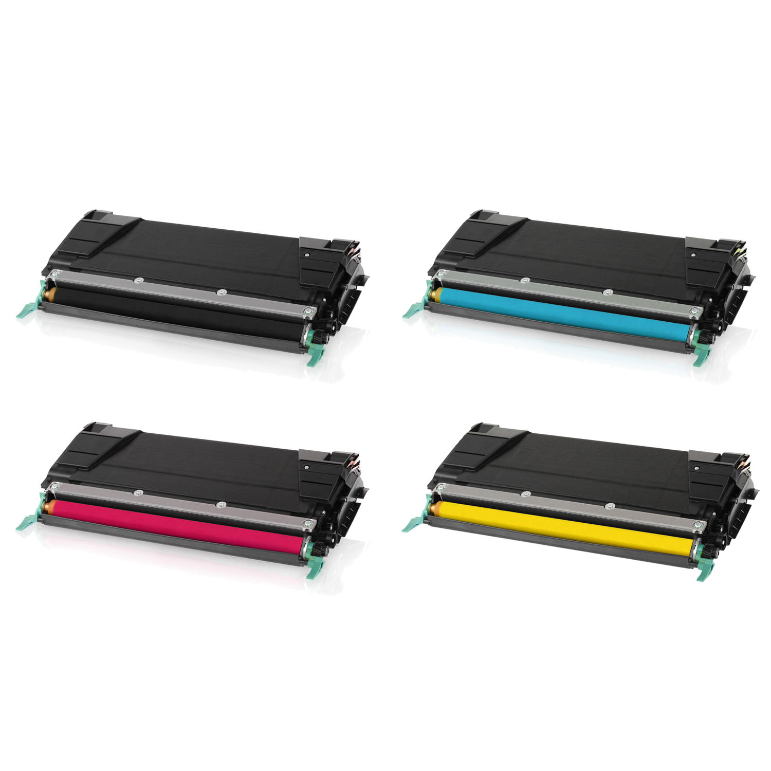 Lexmark X746H1KG X748H1CG X748H1MG X748H1YG Remanufactured Toner Cartridge Combo High Yield BK/C/M/Y