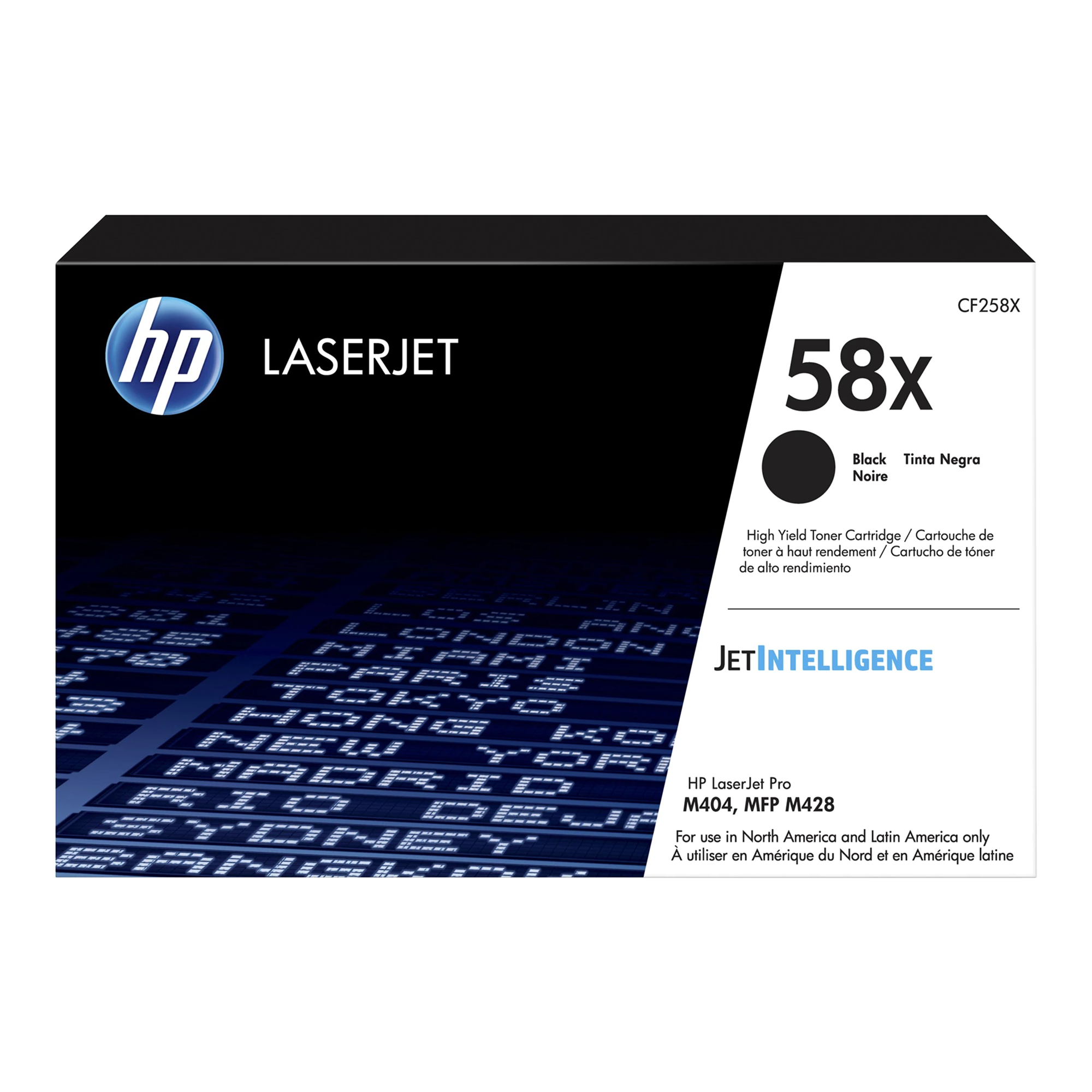 HP 58X CF258X Original Black Toner Cartridge High Yield