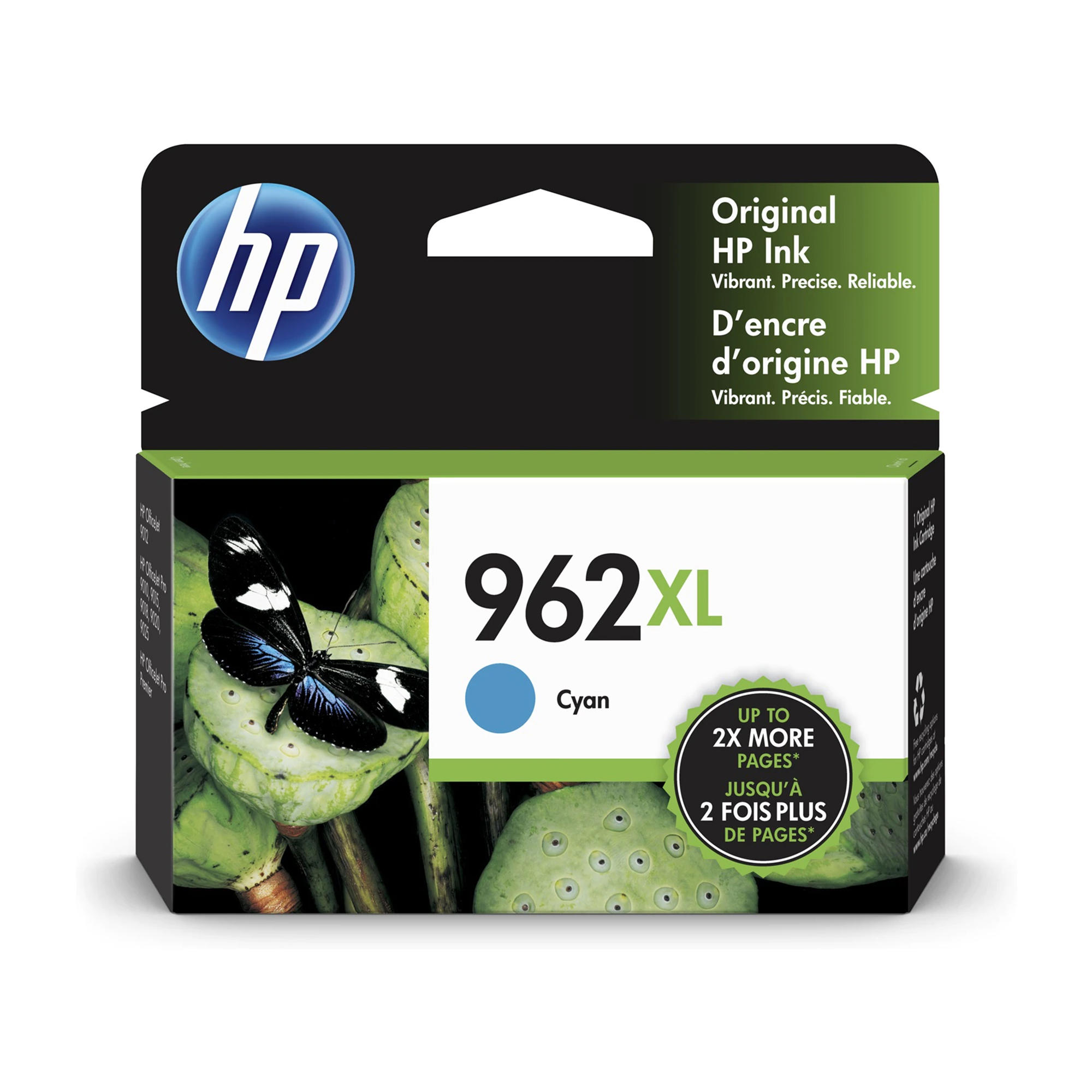 HP 962XL 3JA00AN#140 Original Cyan Ink Cartridge High Yield