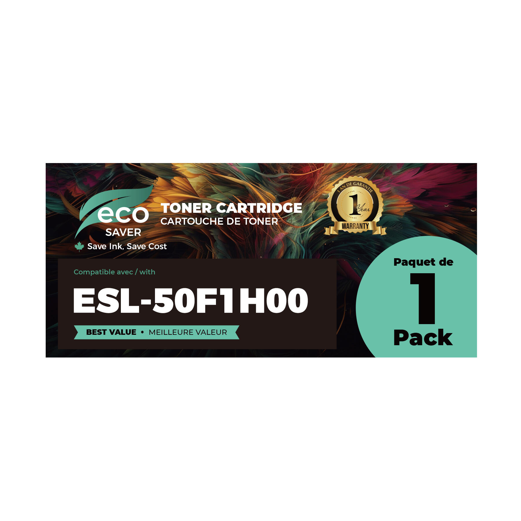 Lexmark 501H 50F1H00 Remanufactured Black Toner Cartridge High Yield - Eco-Saver