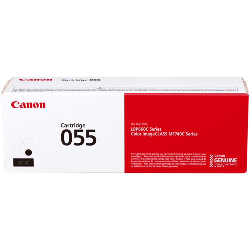 Canon 055 3016C001 Original Black Toner Cartridge