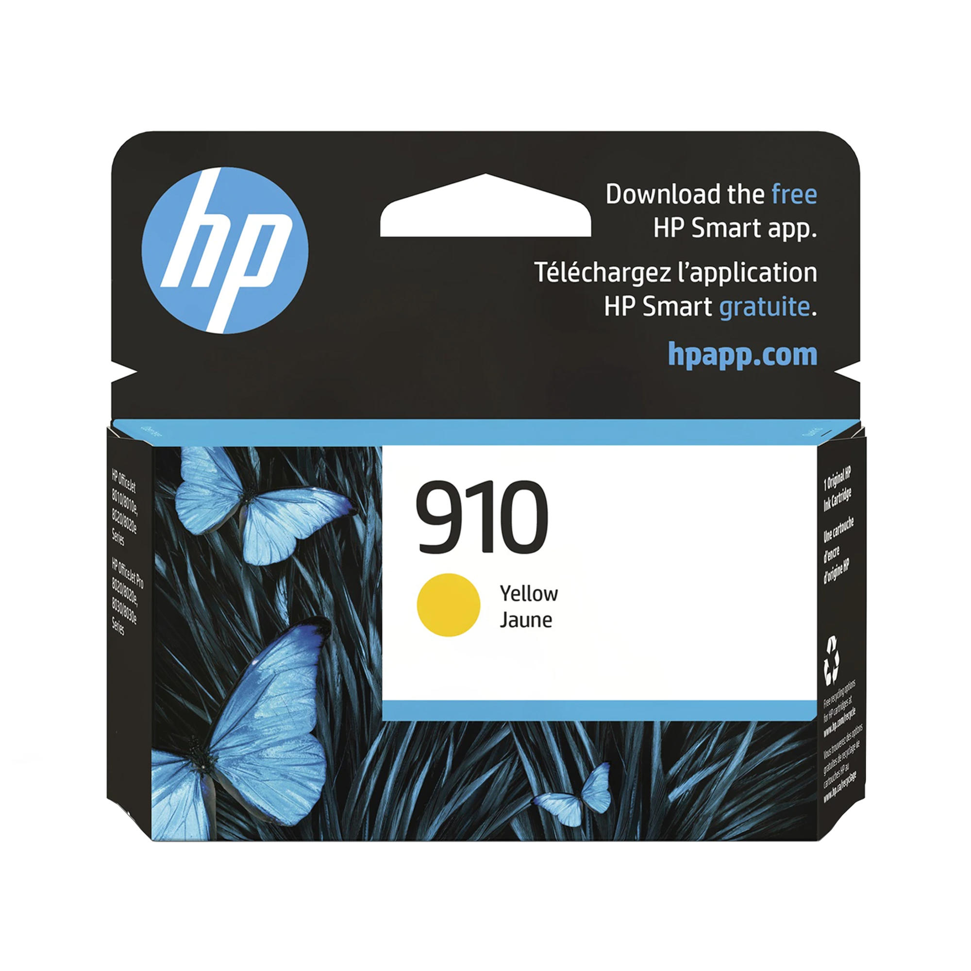 HP 910 3YL60AN Original Yellow Ink Cartridge