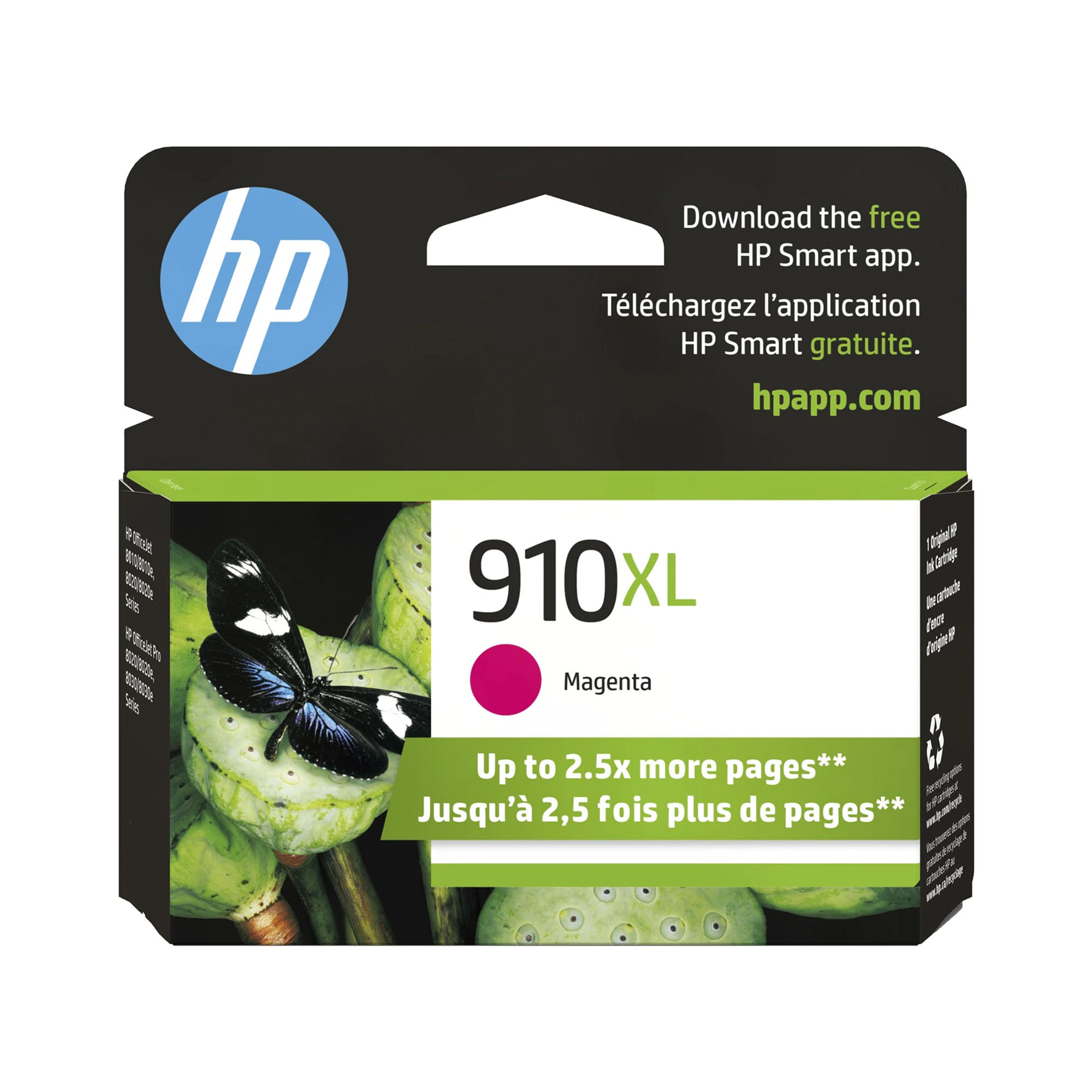 HP 910XL 3YL63AN Original Magenta Ink Cartridge High Yield