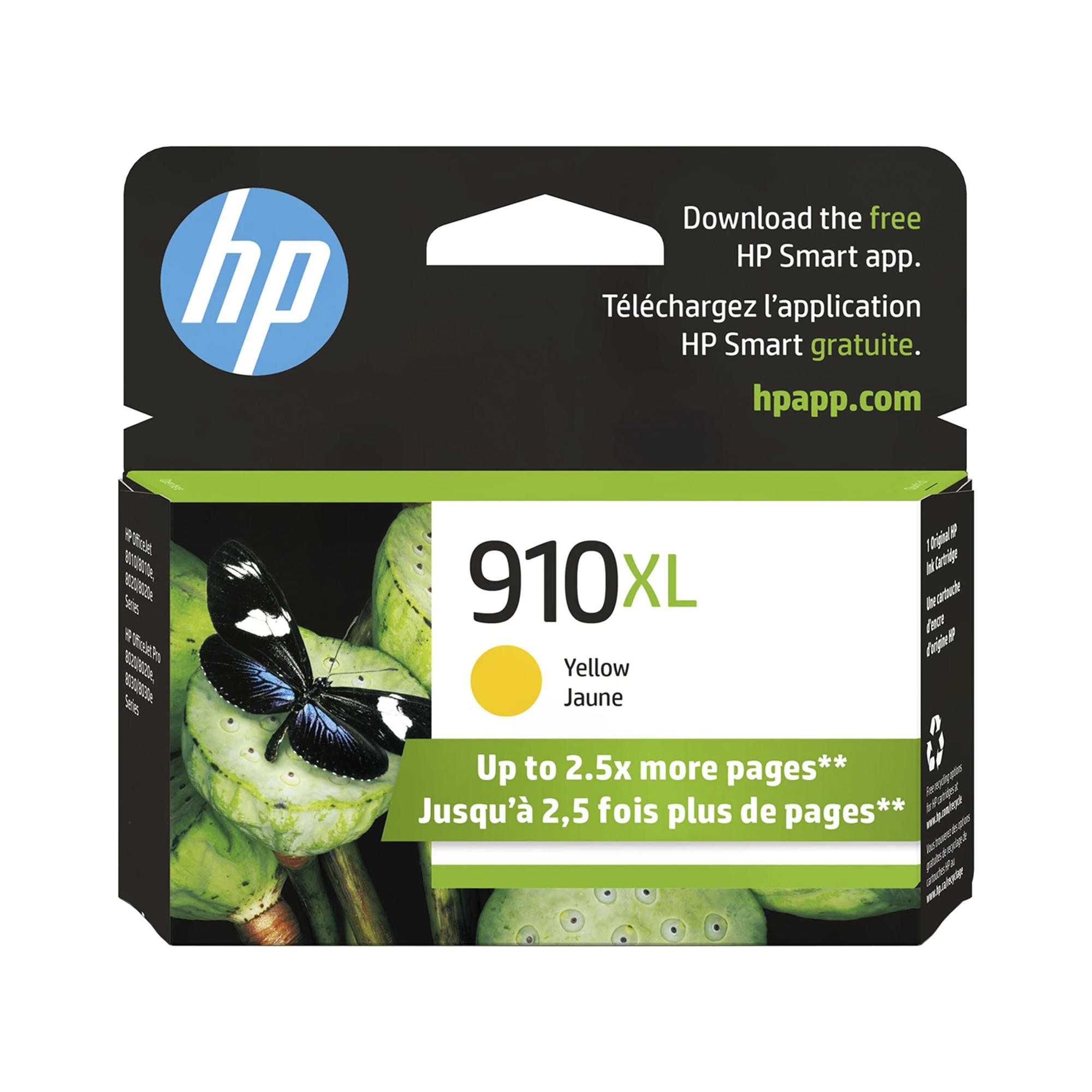 HP 910XL 3YL64AN Original Yellow Ink Cartridge High Yield