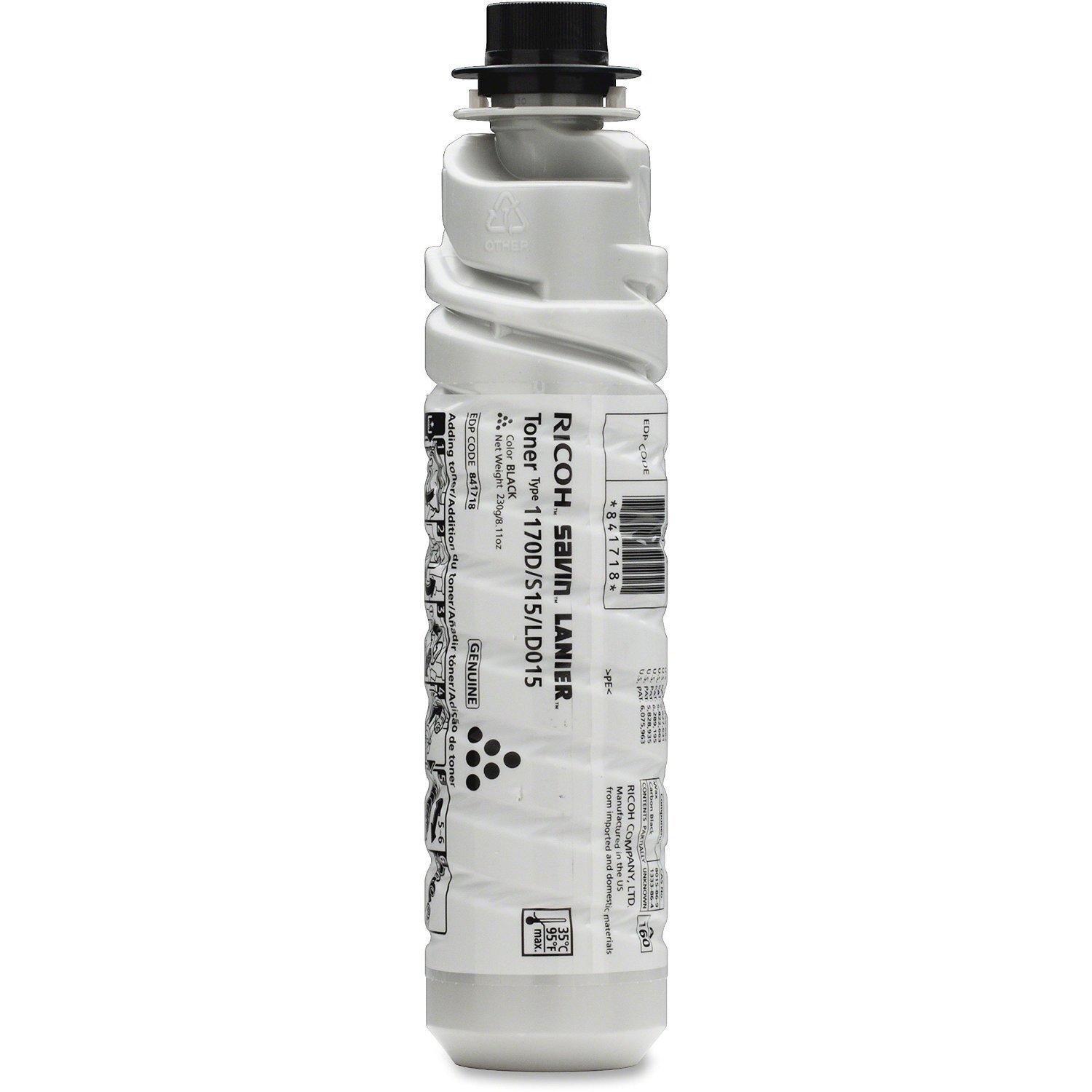 Ricoh 841718 885531 Type 1170D Original Black Toner Cartridge
