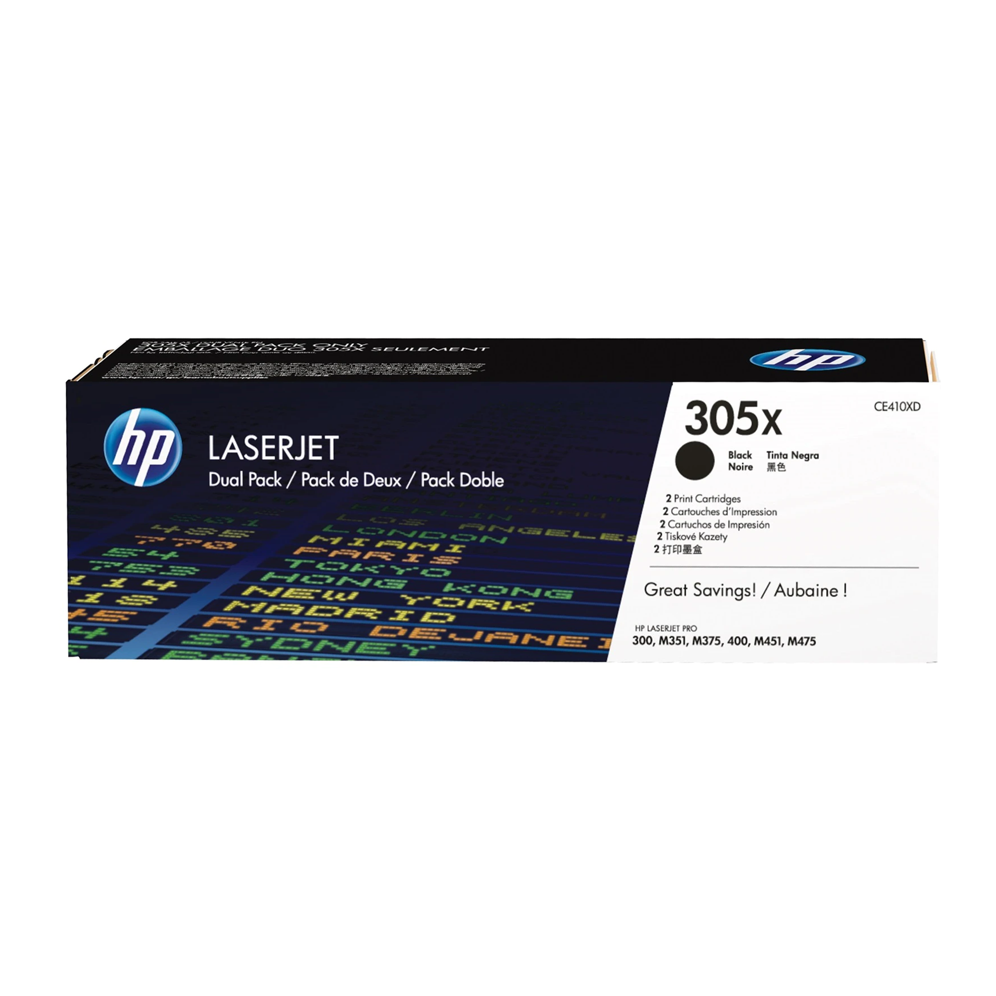 HP 305X CE410XD Original Black Toner Cartridge