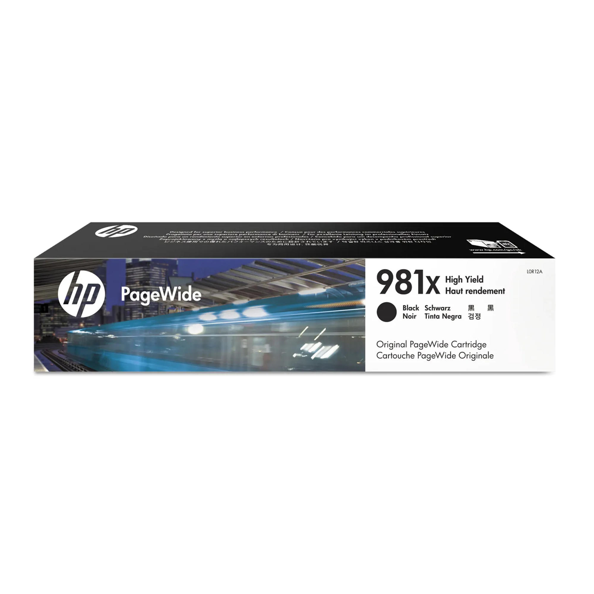 HP 981X L0R12A Original Black PageWide Ink Cartridge High Yield