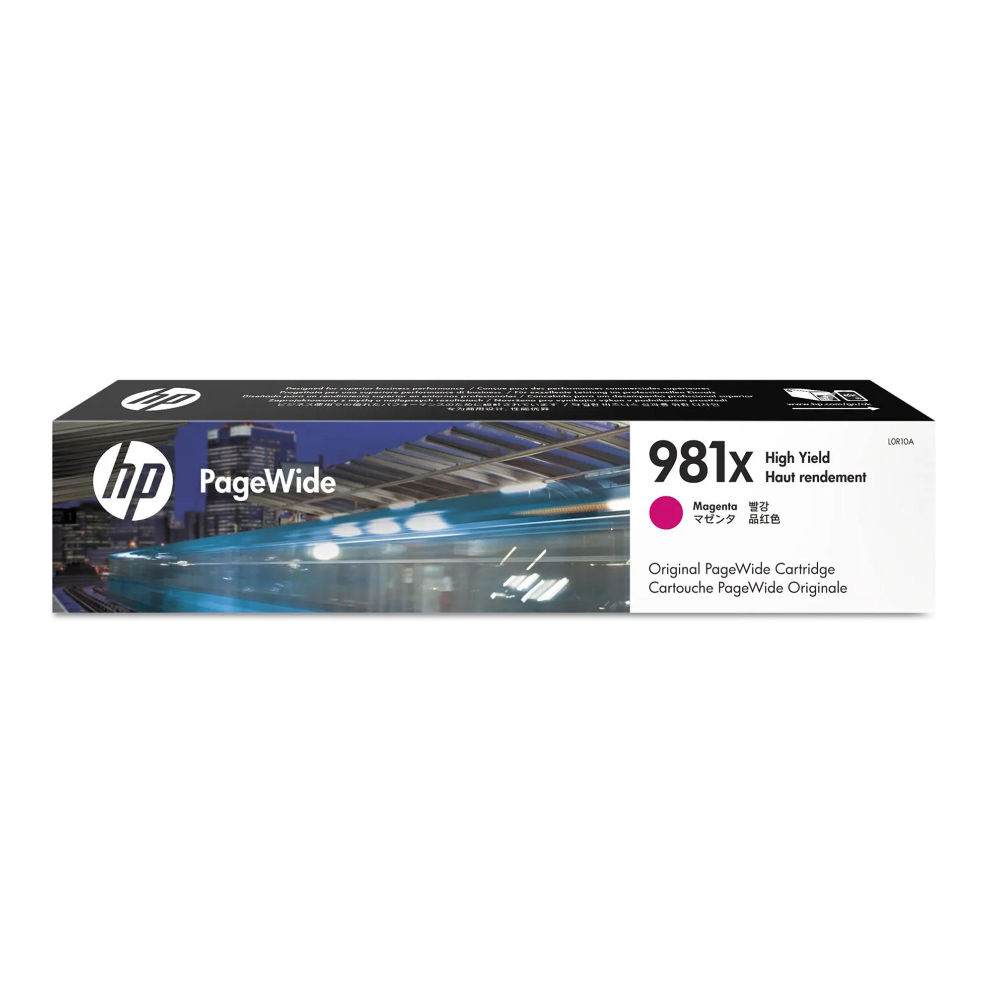 HP 981X L0R10A Original Magenta PageWide Ink Cartridge High Yield
