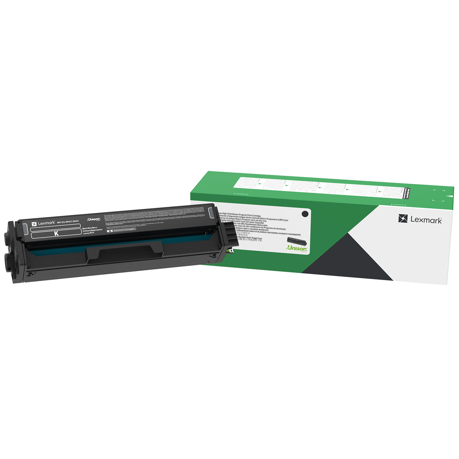 Lexmark C331HK0 Original Black Return Program Toner Cartridge High Yield