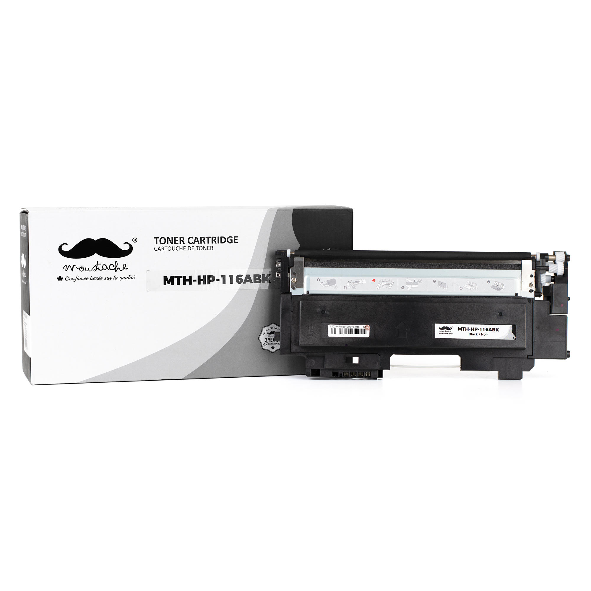 Compatible HP 116A W2060A Black Toner Cartridge - Moustache®