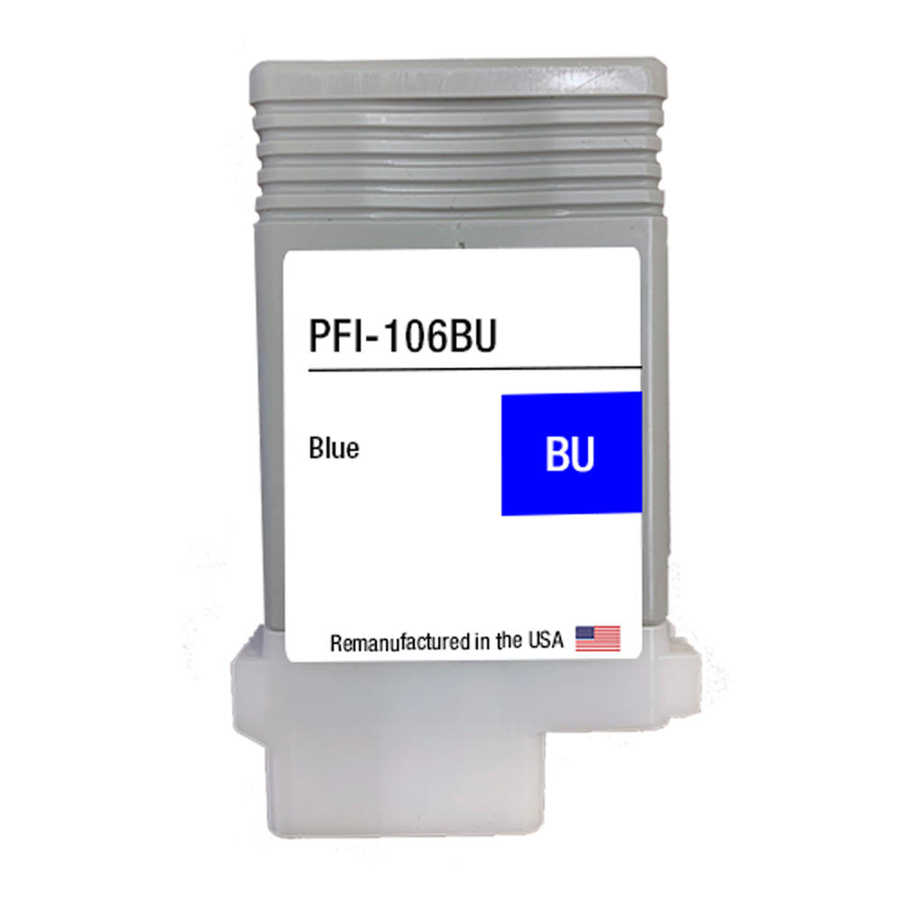 Canon PFI-106B Remanufactured Blue Ink Cartridge (6629B001AA)