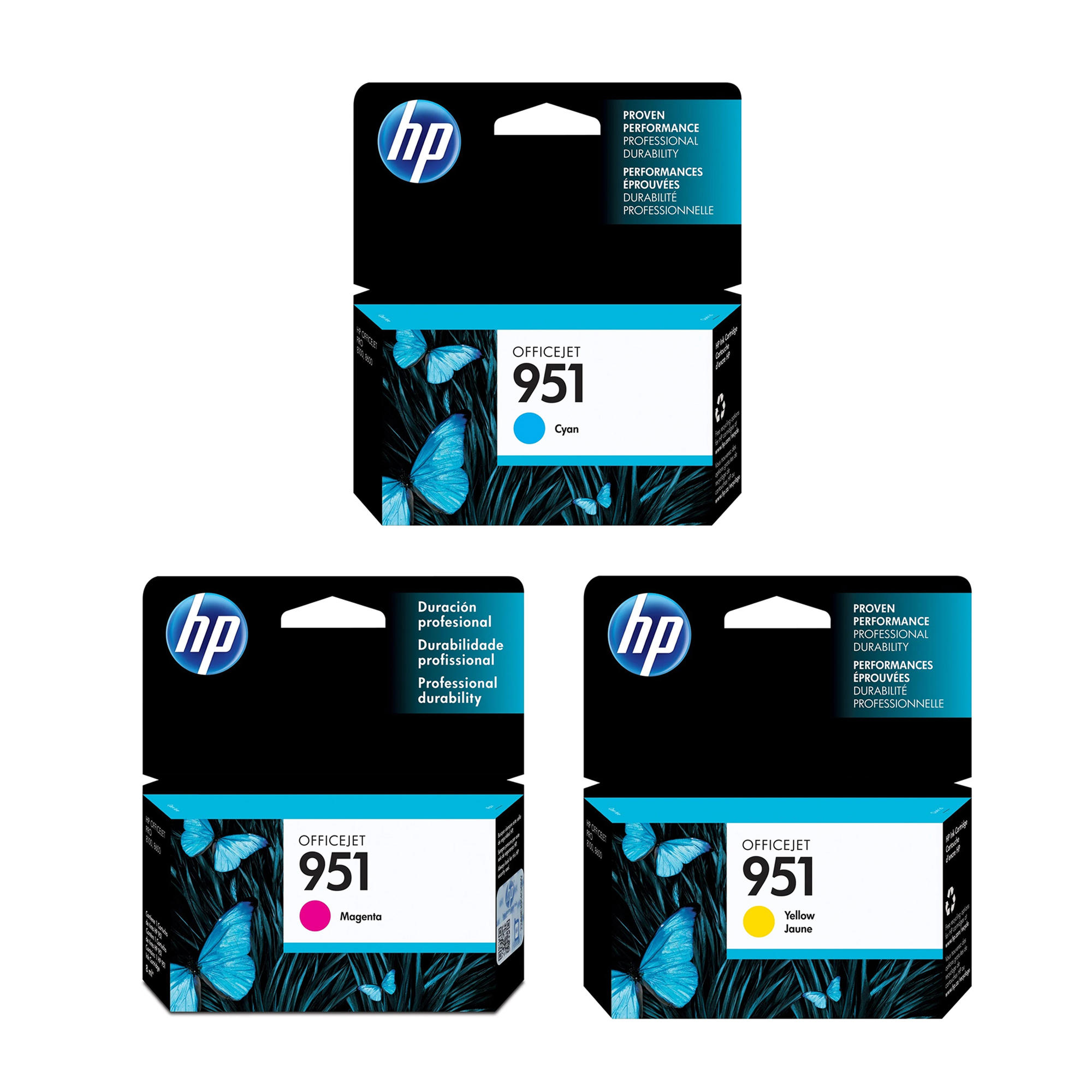 HP 951 CR314FN CN050AN CN051AN CN052AN Original Ink Cartridge Combo C/M/Y