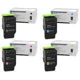 Lexmark C240X C240X10 C240X20 C240X30 C240X40 Original Toner Cartridge Combo Extra High Yield