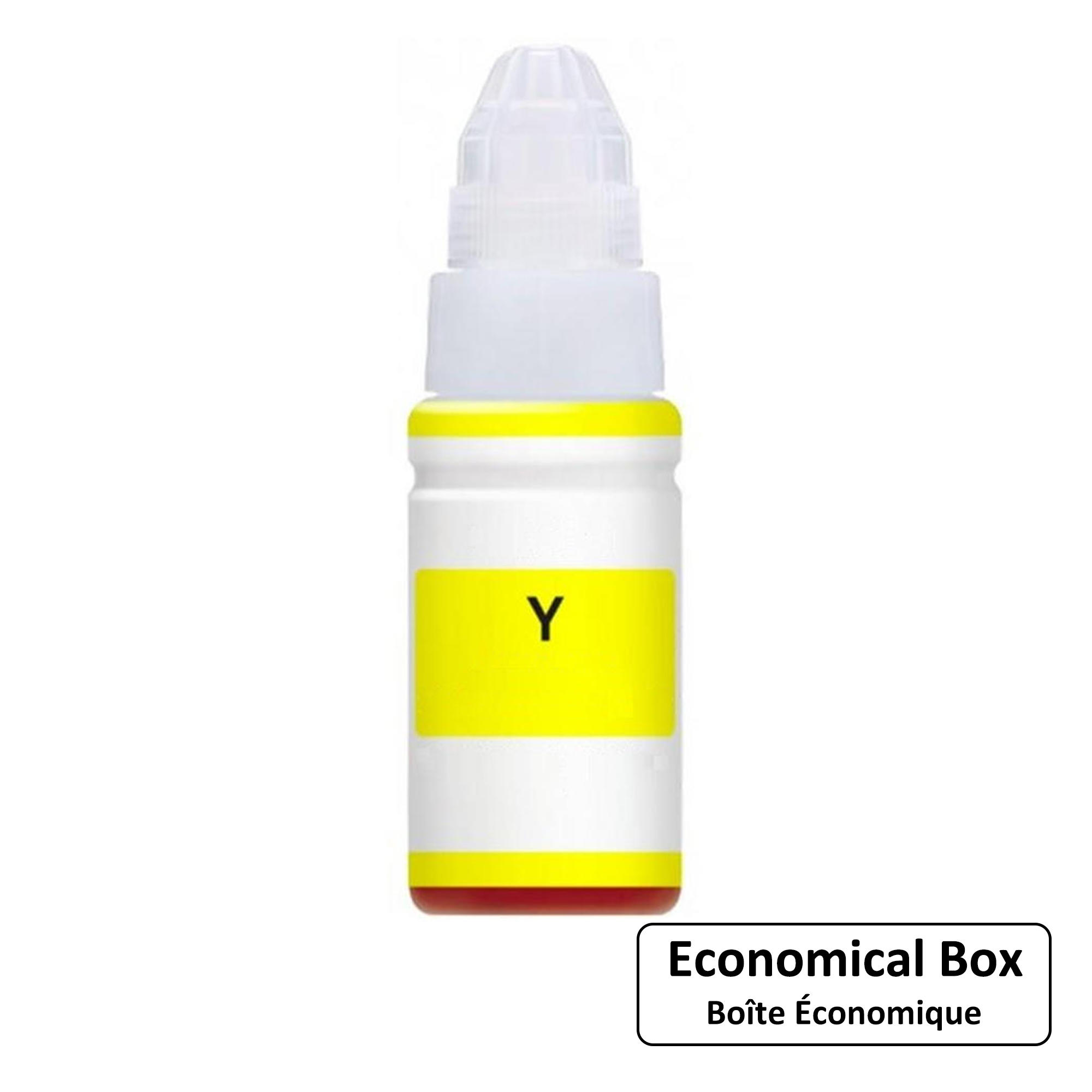 Canon GI-290Y Compatible Yellow MegaTank Ink Bottle High Yield (1598C001) - Economical Box