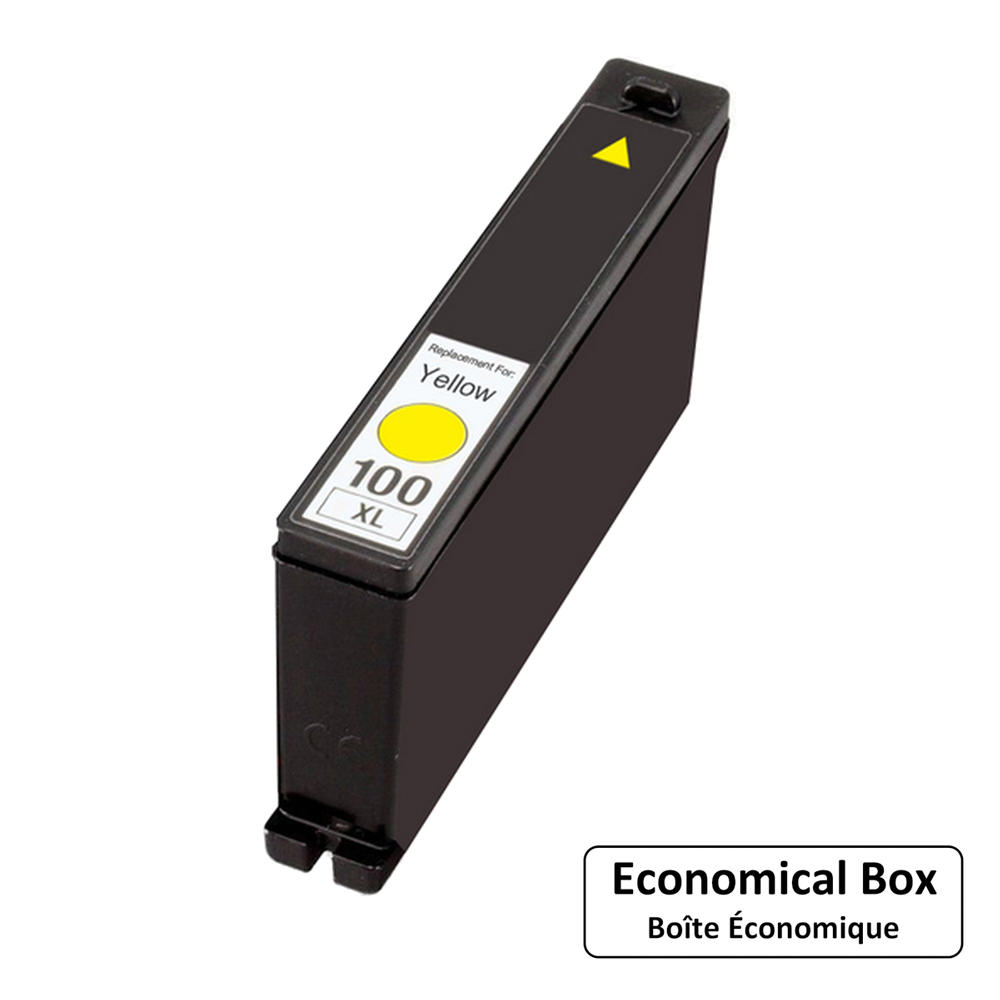 Lexmark 100XL 14N1071 14N1056 Compatible Yellow Ink Cartridge High Yield - Economical Box